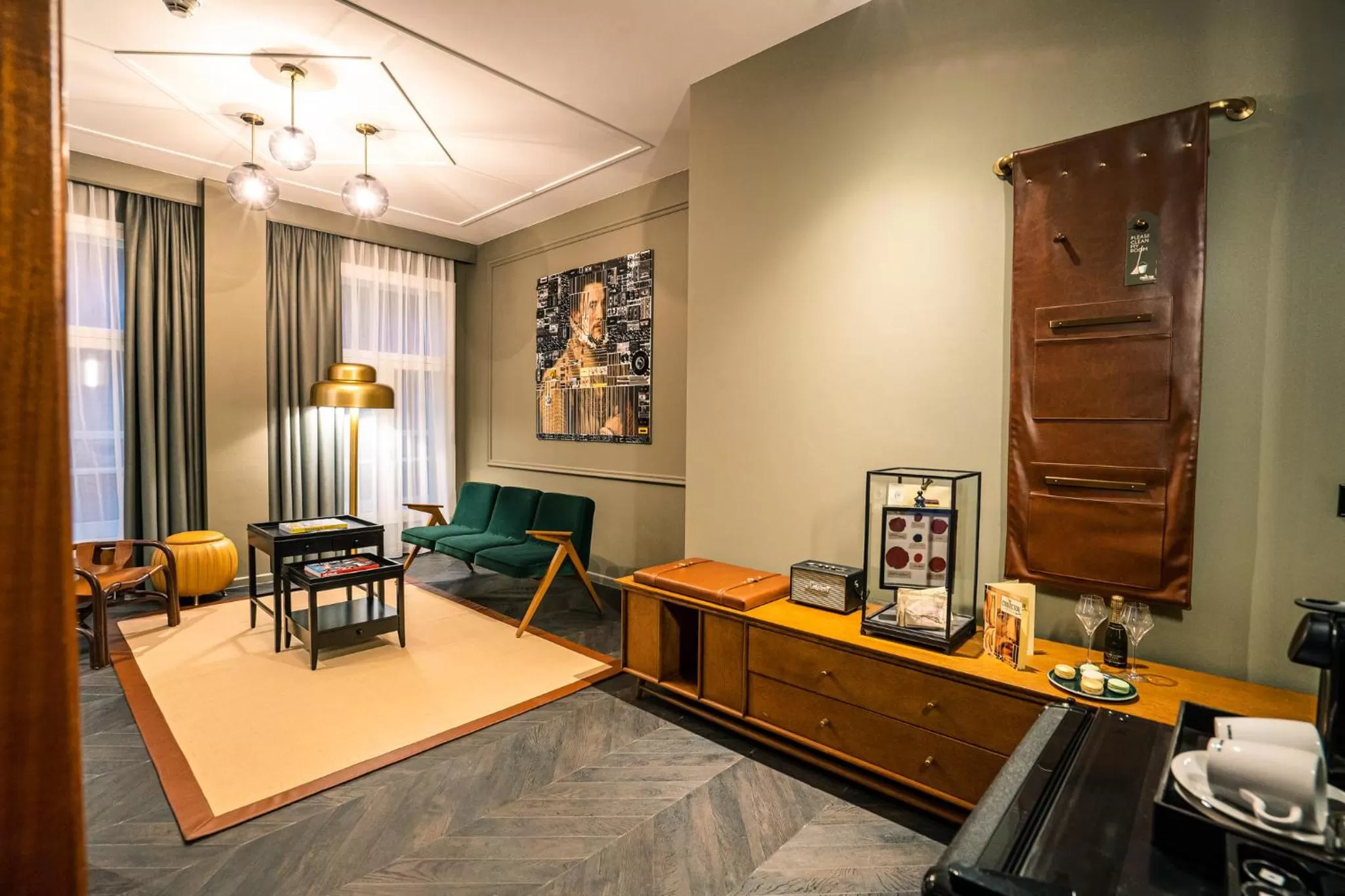 Living room in The Collector