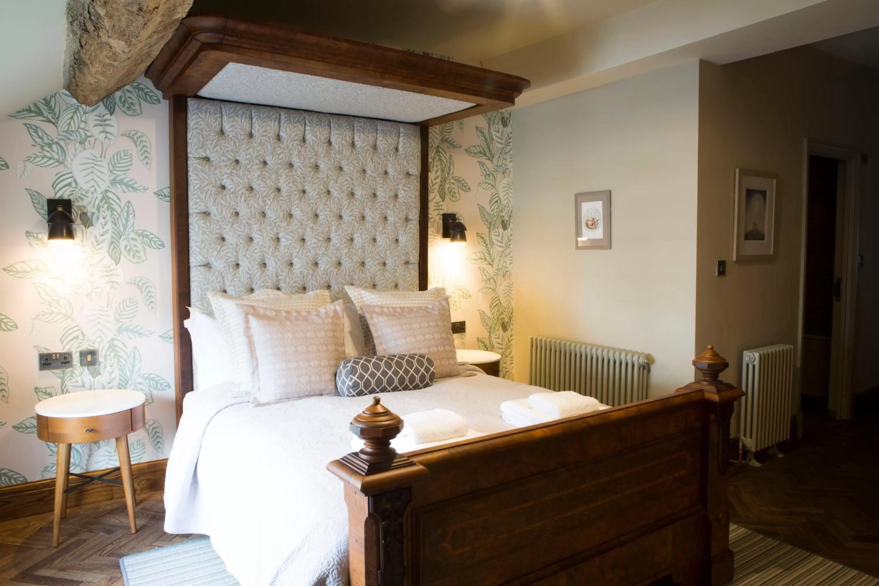 Bed in The Legh Arms Prestbury