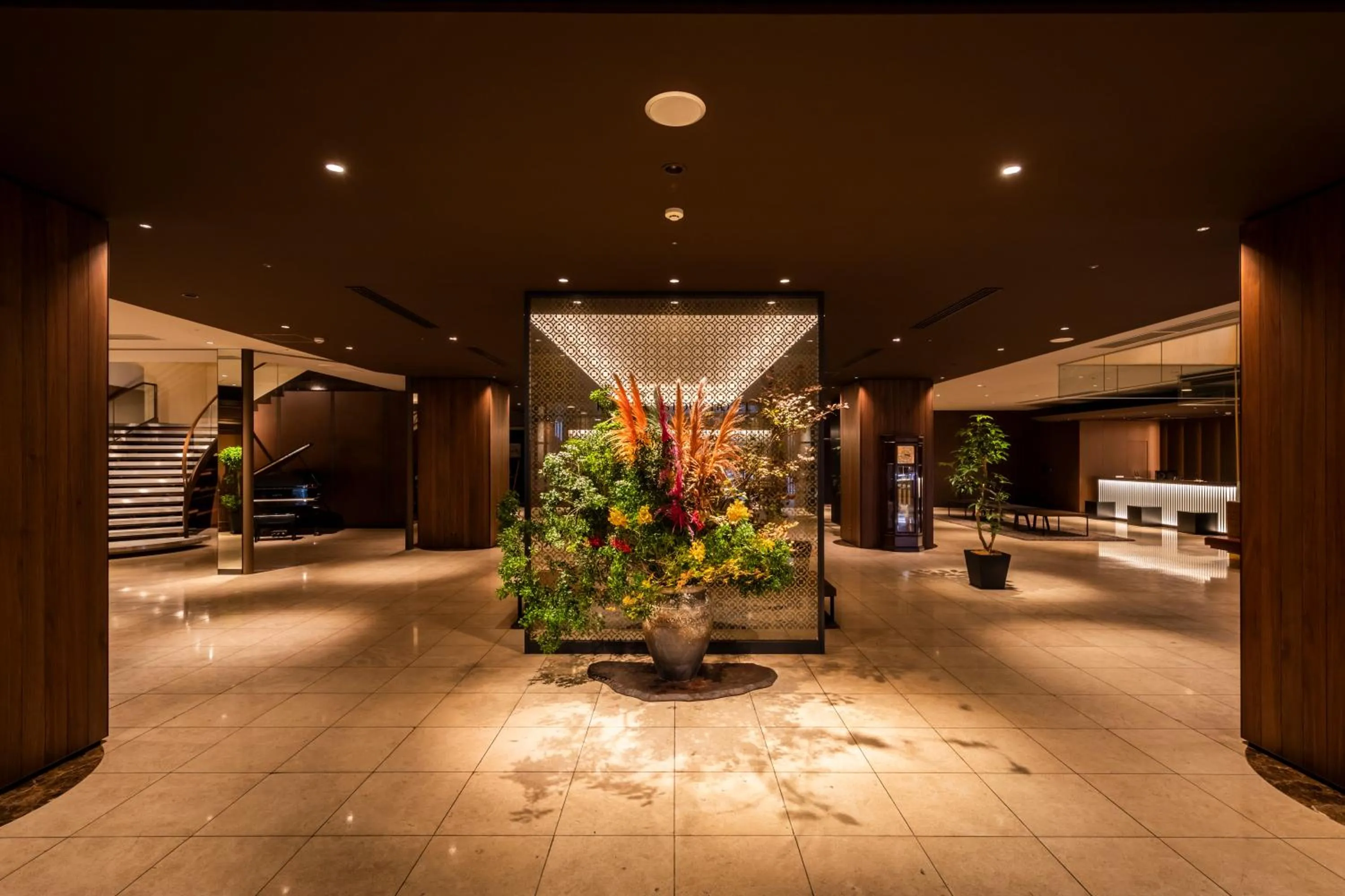 Lobby or reception in Kusatsu Estopia Hotel