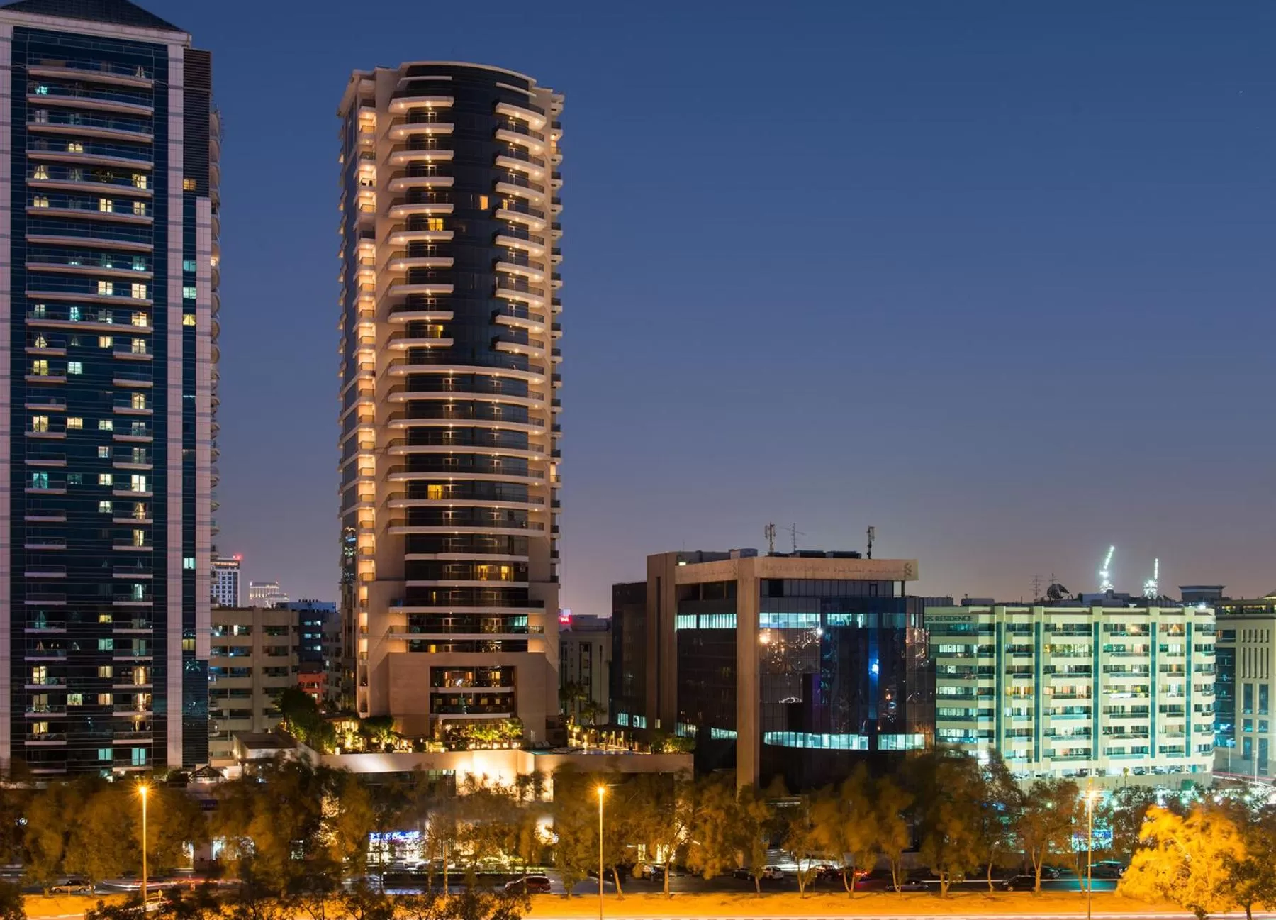 Facade/entrance in Majestic City Retreat Hotel