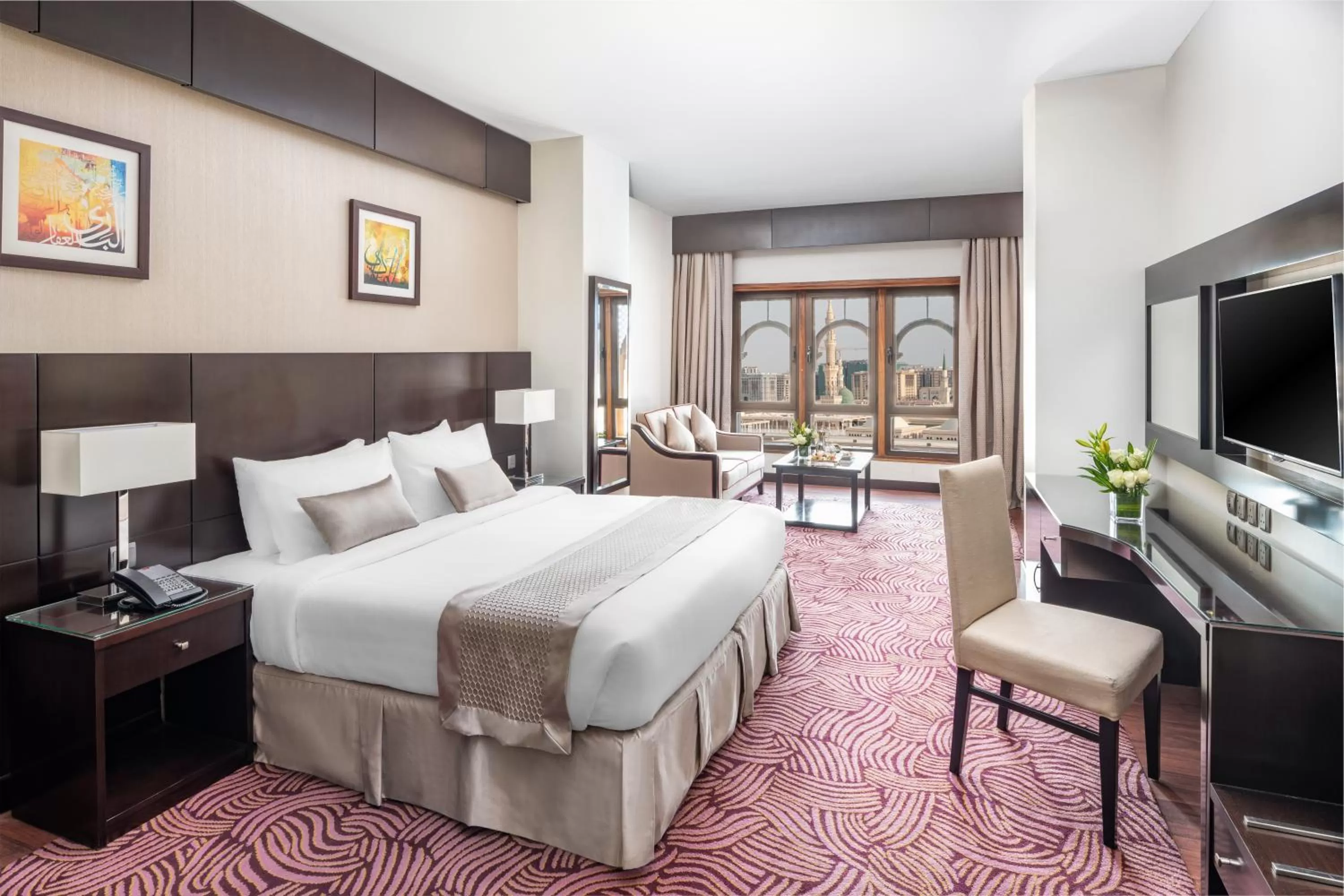 TV and multimedia, Bed in Taiba Front Hotel