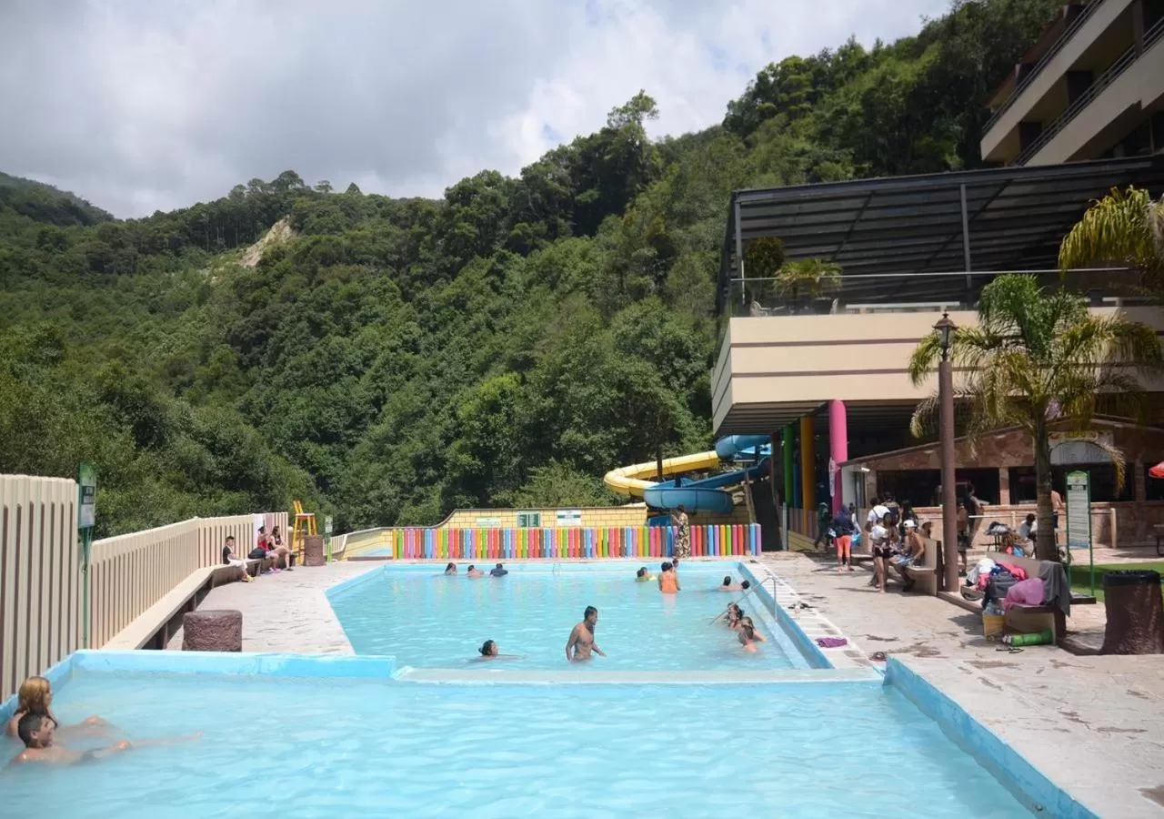 Swimming pool in Hotel y Aguas Termales de Chignahuapan