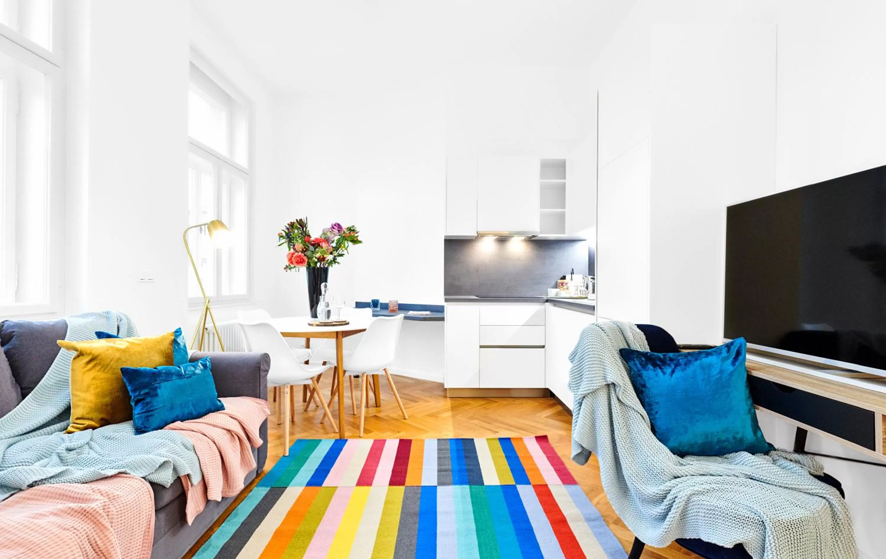 Living room, Bed in Residence Dlouha - Old Town