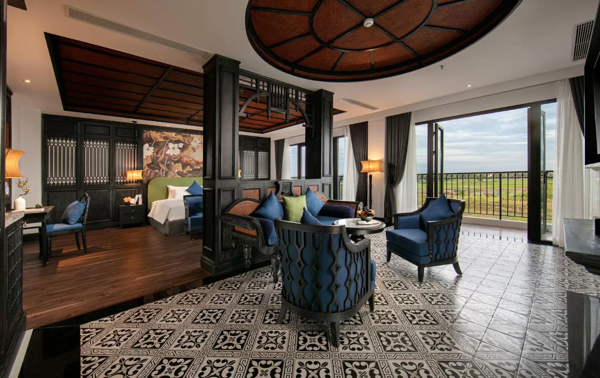 Living room in Shining Riverside Hoi An Boutique & Spa