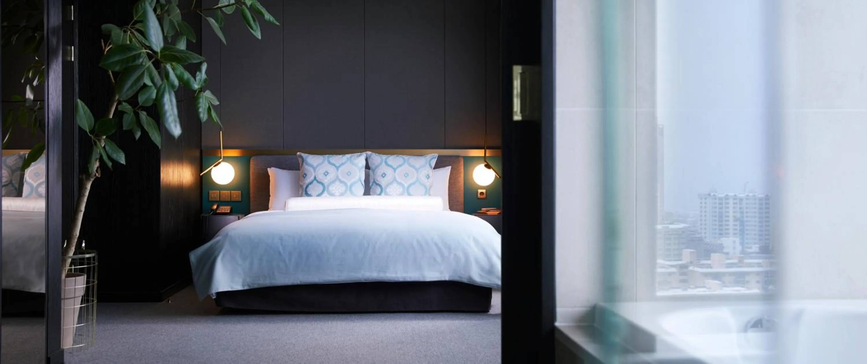 Bed in Maison Glad Jeju