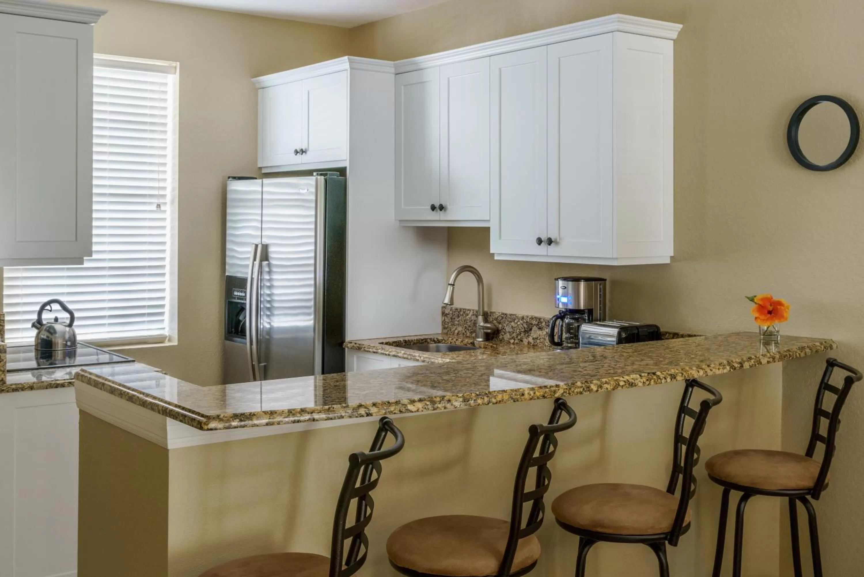 Kitchen or kitchenette in Olde Marco Island Inn and Suites