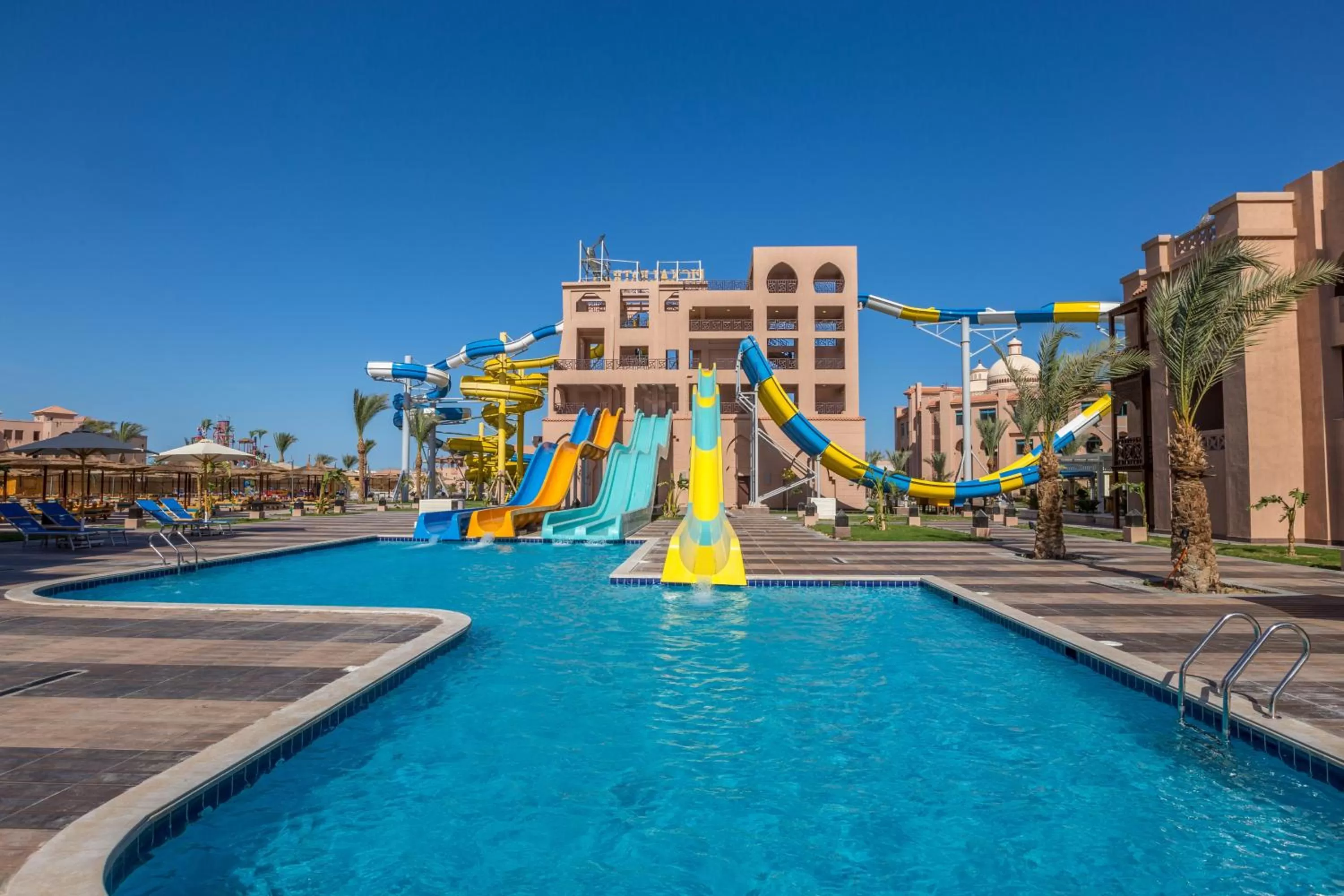 Swimming pool in Pickalbatros Aqua Park Resort - Hurghada