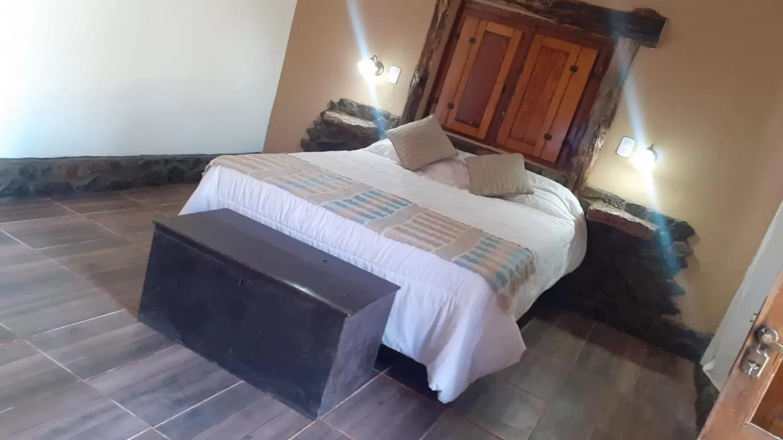 Bed in Hotel Hacienda Casa Blanca