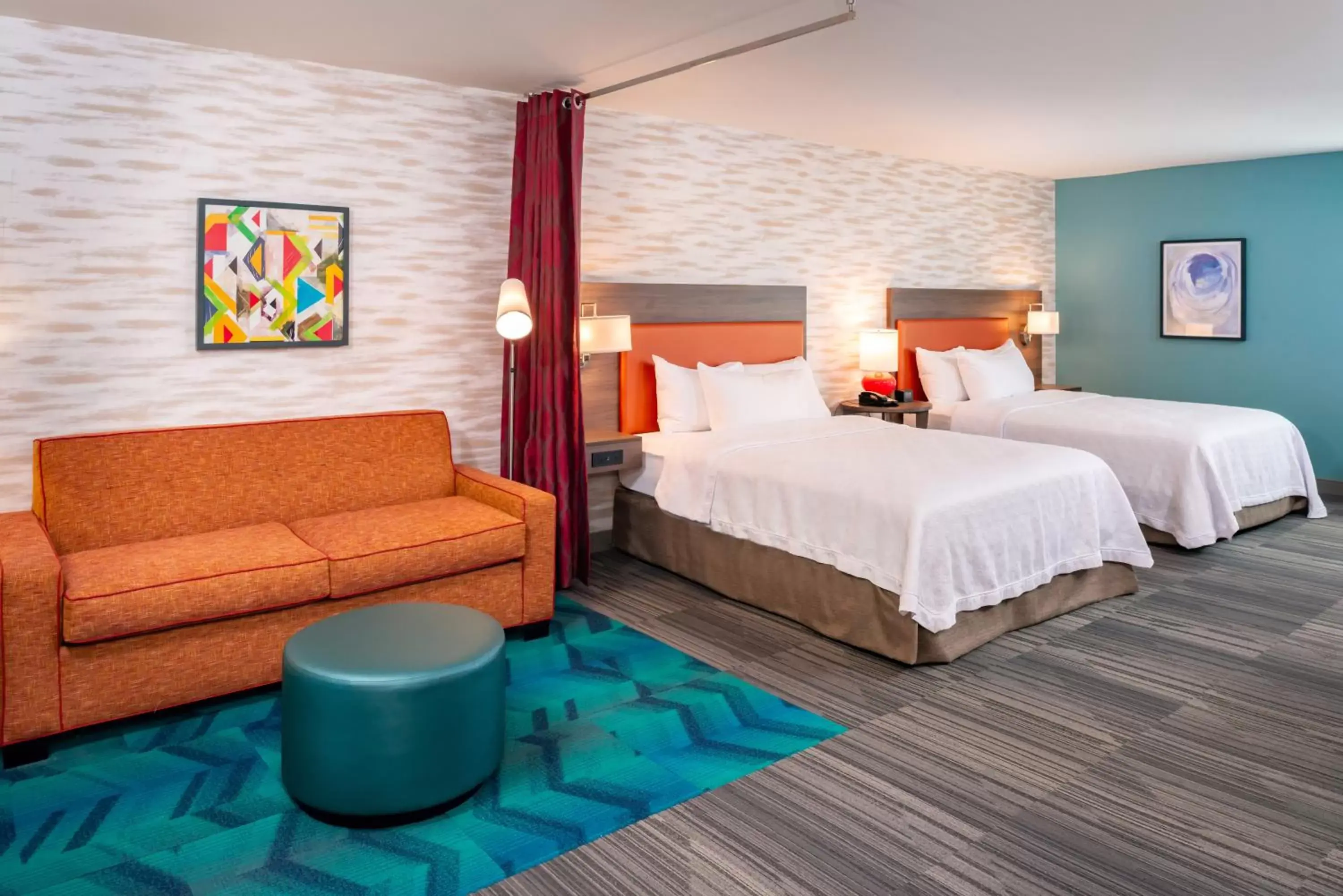 Studio Suite with Two Queen Beds - Hearing Access/Non-Smoking in Home2 Suites By Hilton Columbus/West, OH Studio Suite with Two Queen Beds - Hearing Access/Non-Smoking in Home2 Suites By Hilton Columbus/West, OH