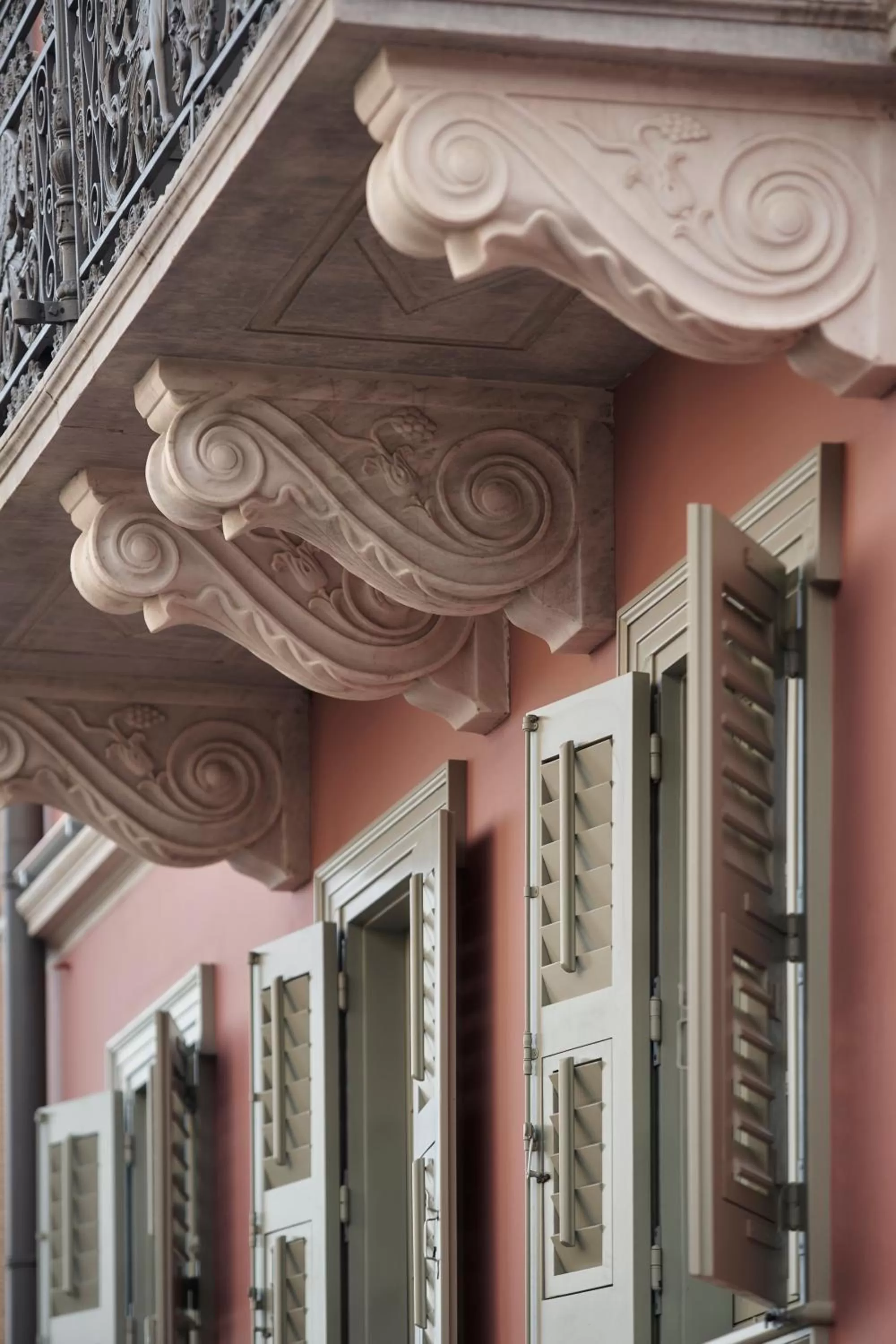 Decorative detail in Hotel Ippoliti