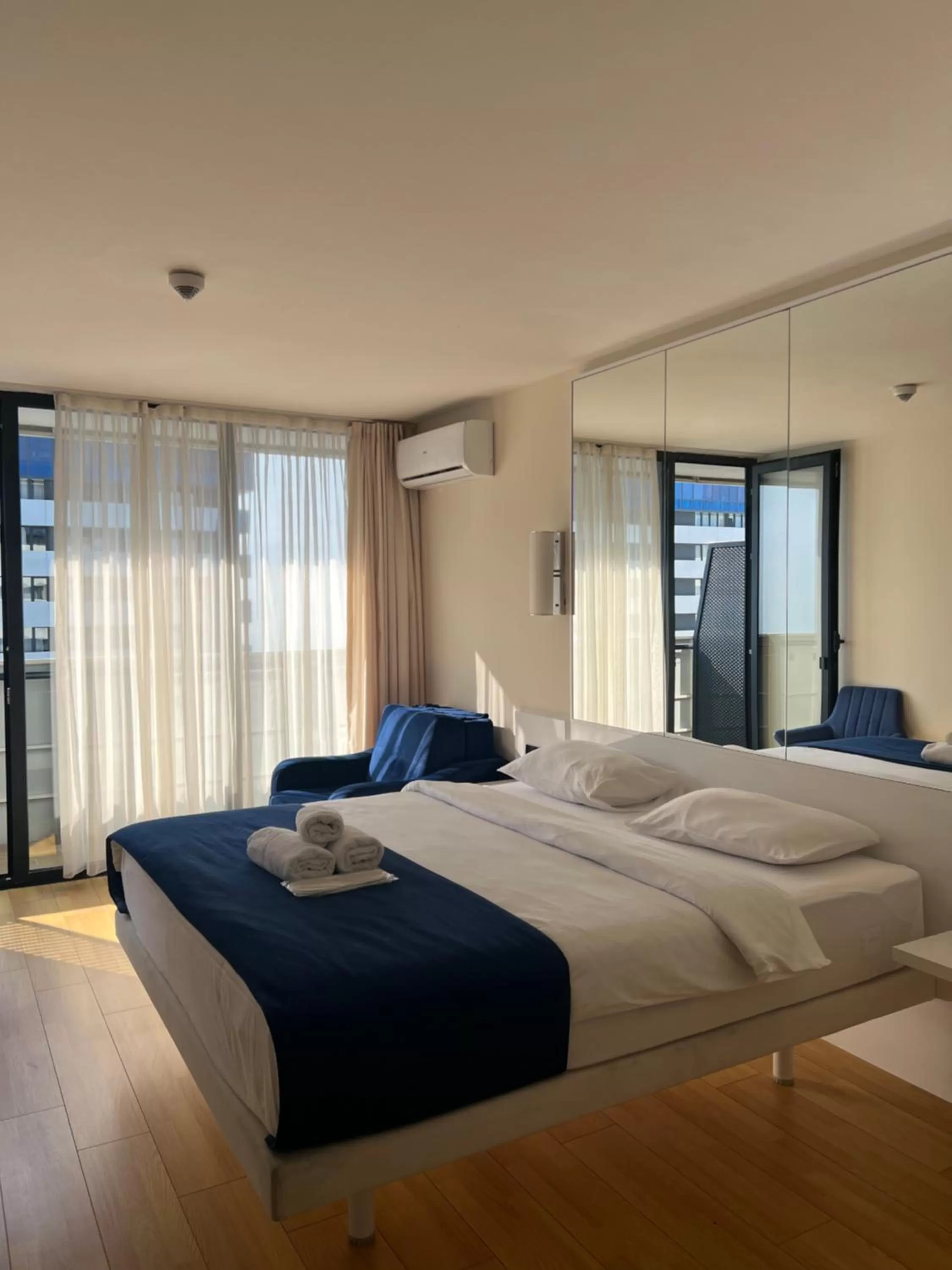 Bed in BaTumi ApartHoTel Black Sea coast