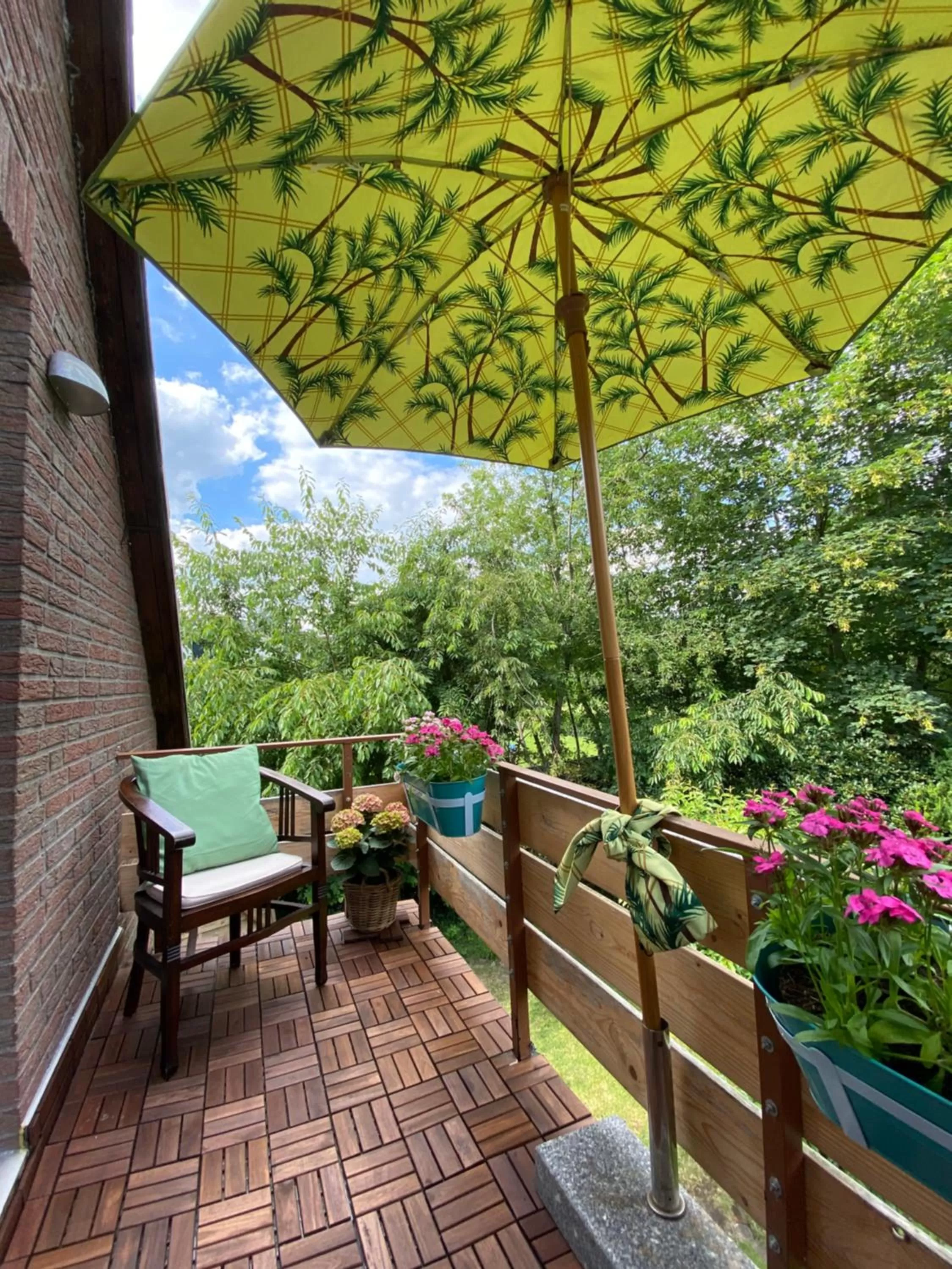 Balcony/Terrace in B&B Worpsweder Blick