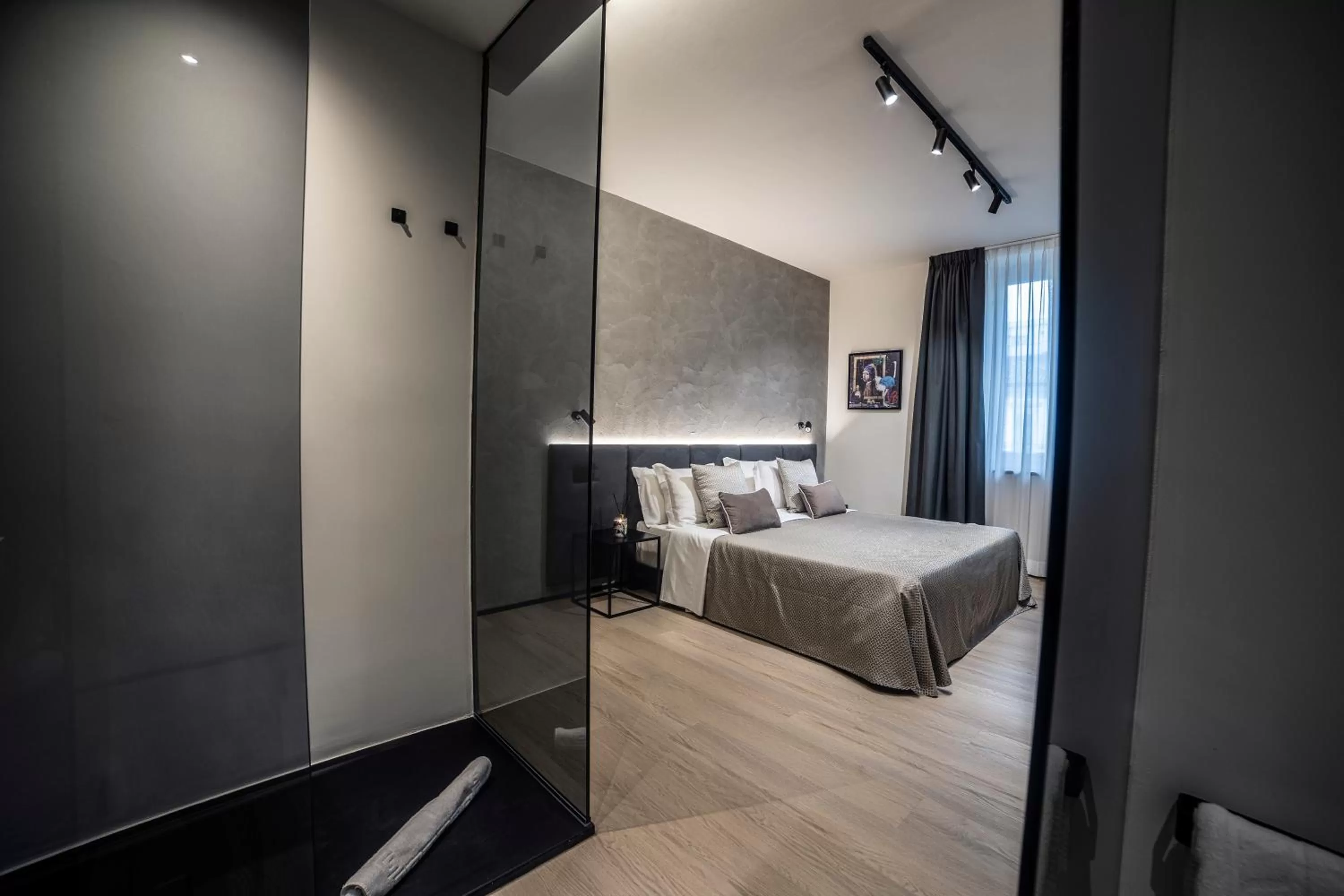 Bathroom, Bed in Corso 84 Luxury Suites