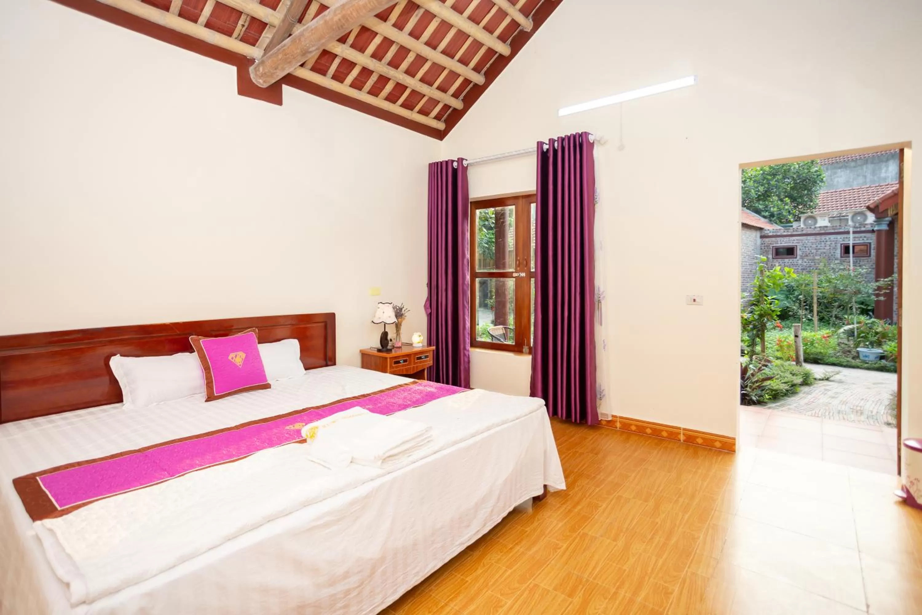 Bed in Ruby Homestay