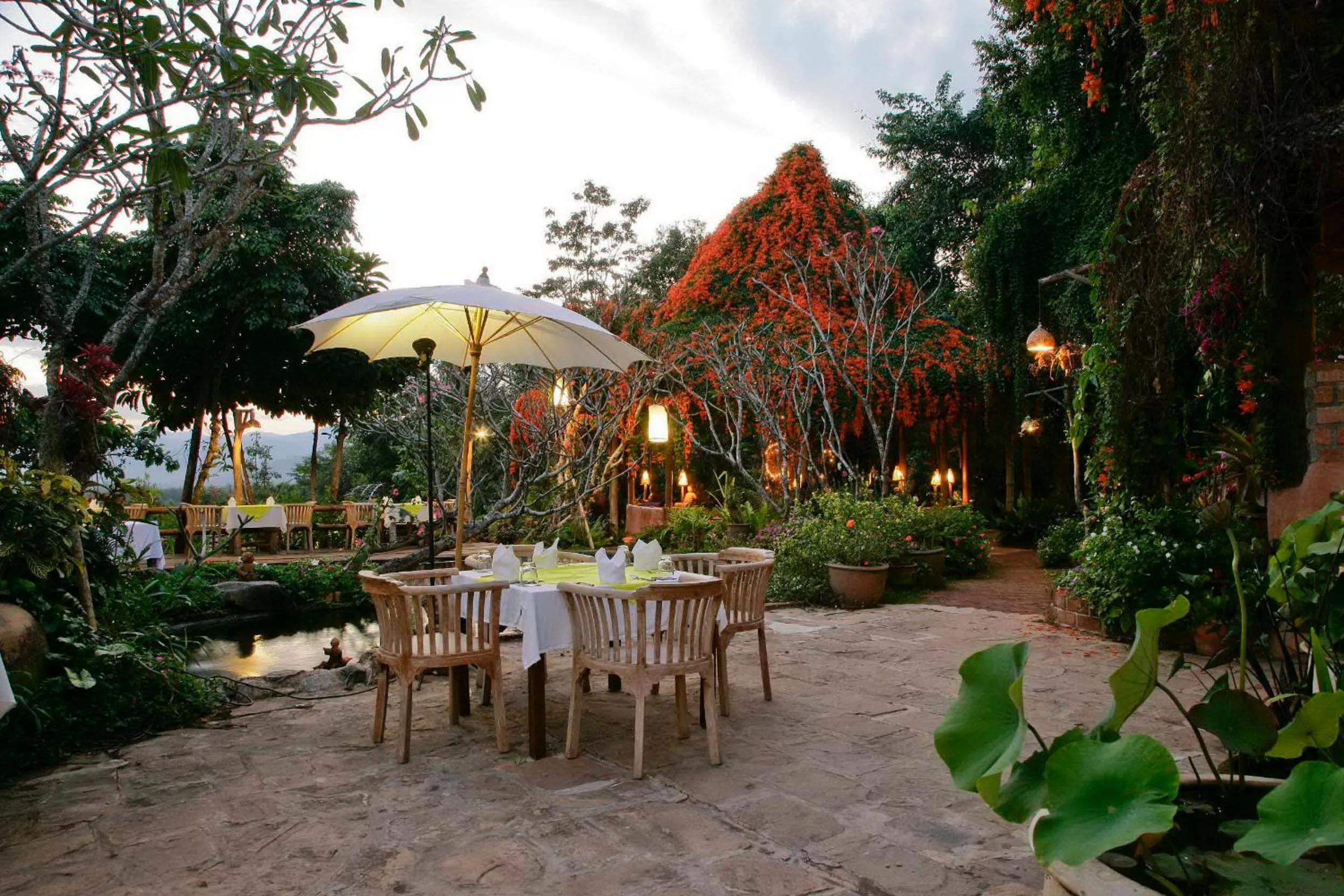 Garden in Phu Chaisai Chiang Rai Mountain Resort