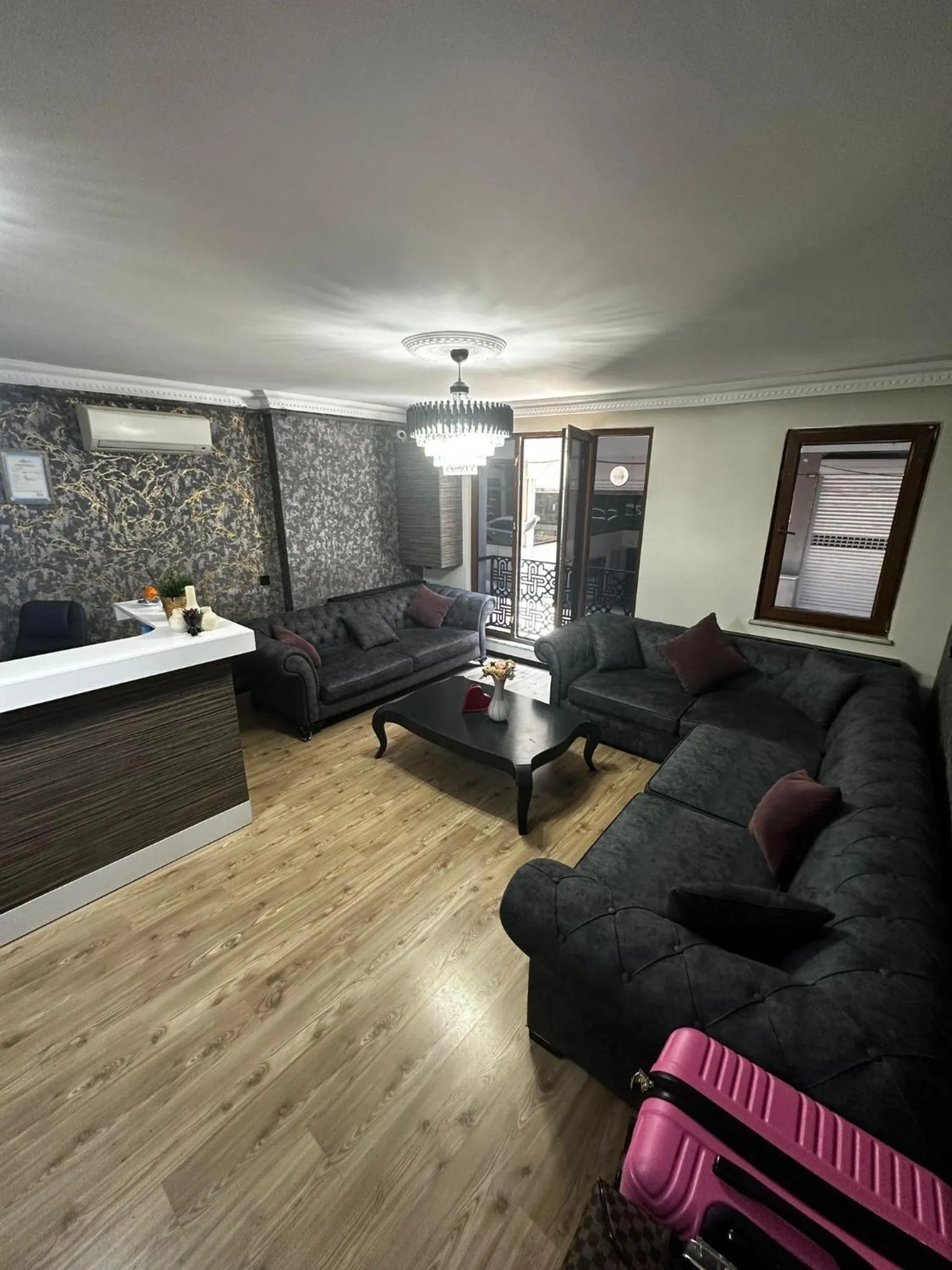 Lobby or reception in Overland Residence