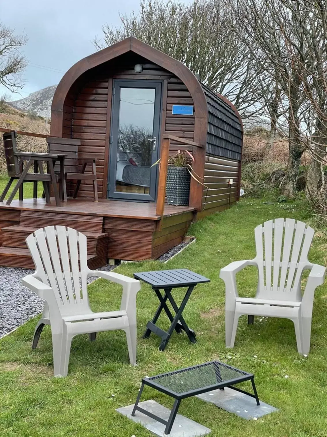 Property building, Garden in Sea and Mountain View Luxury Glamping Pods Heated Property building, Garden in Sea and Mountain View Luxury Glamping Pods Heated