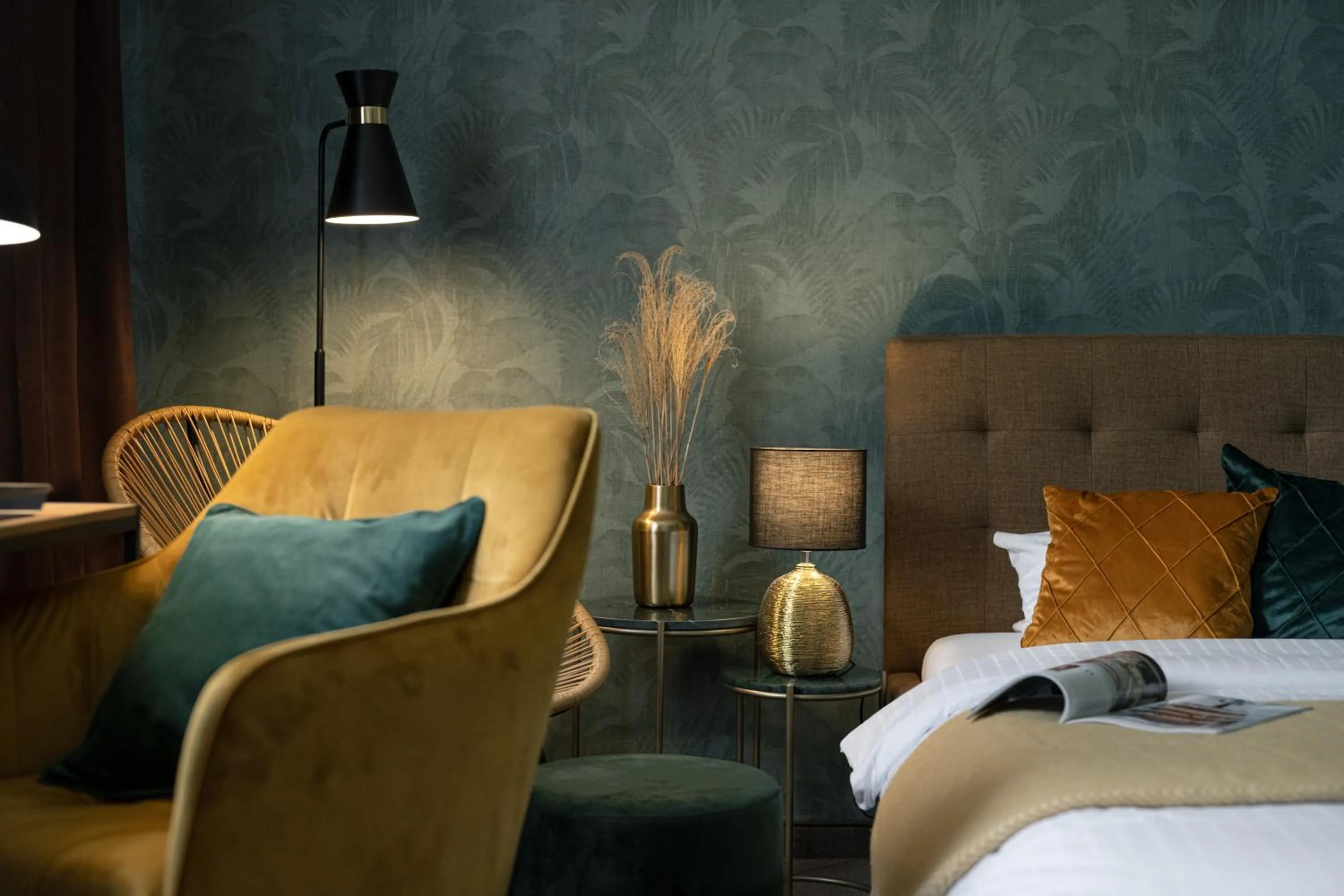 Bed in Hotel Stadt Hamburg