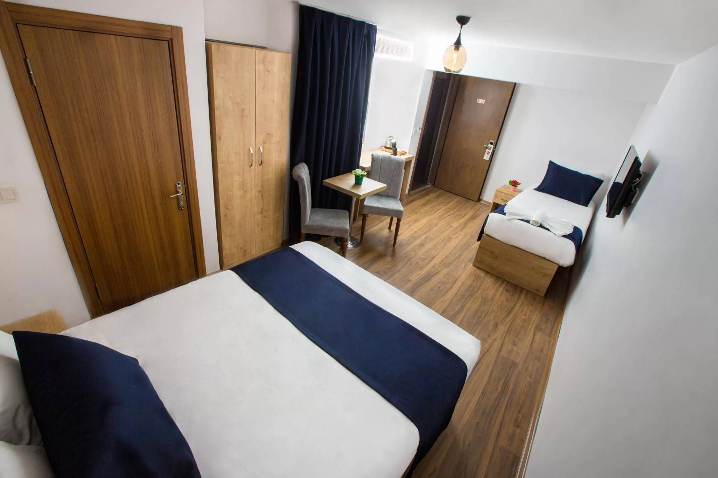 Bed in Golden Street Hotel