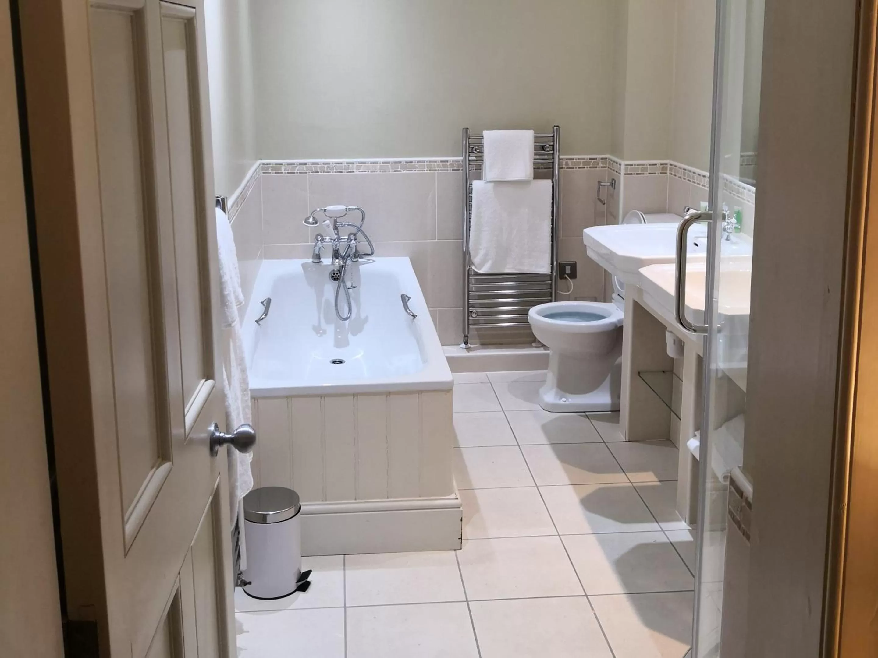 Bathroom in The Commercial Bar & Hotel