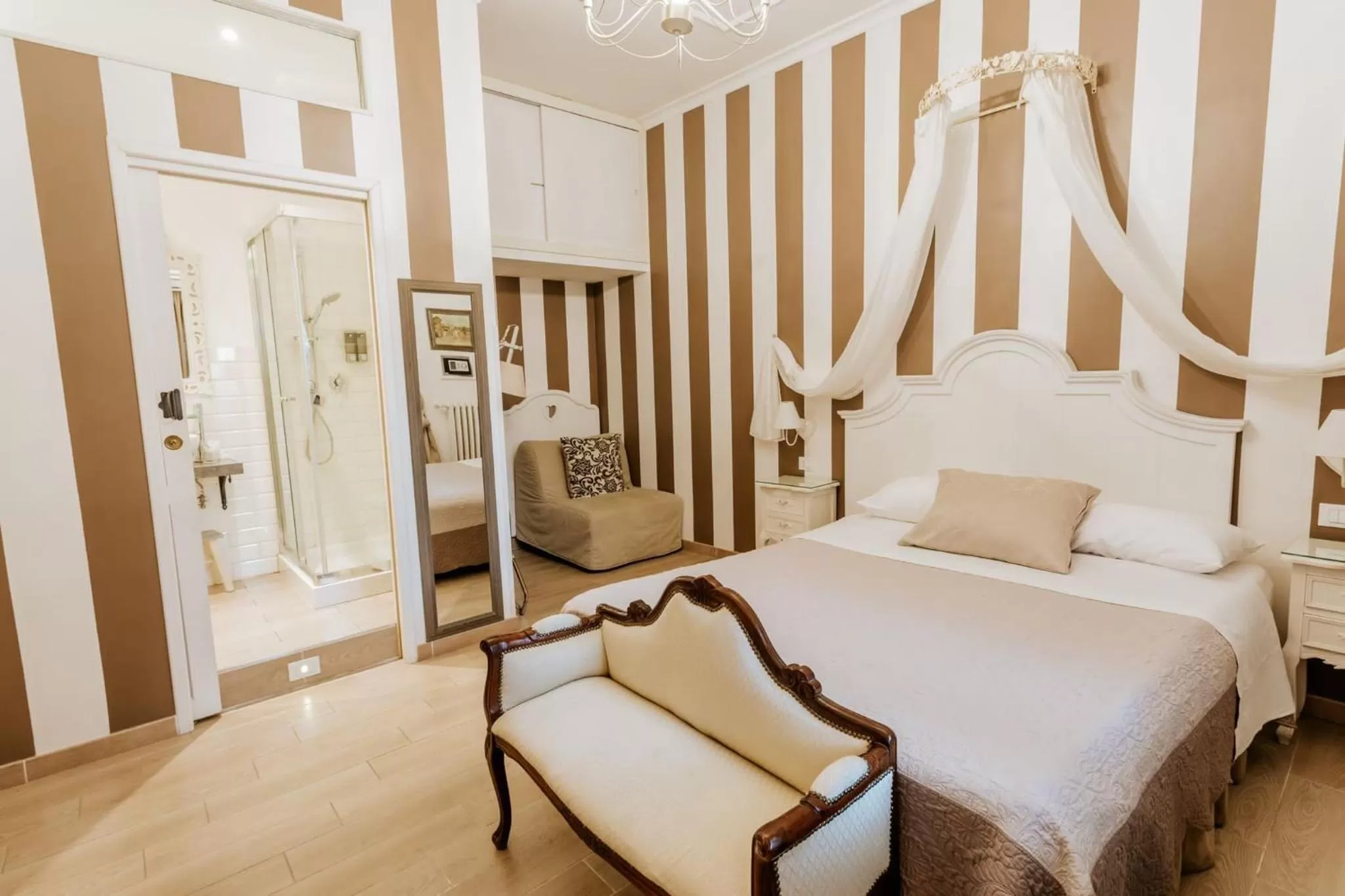 Bed in Vatican Boutique inn