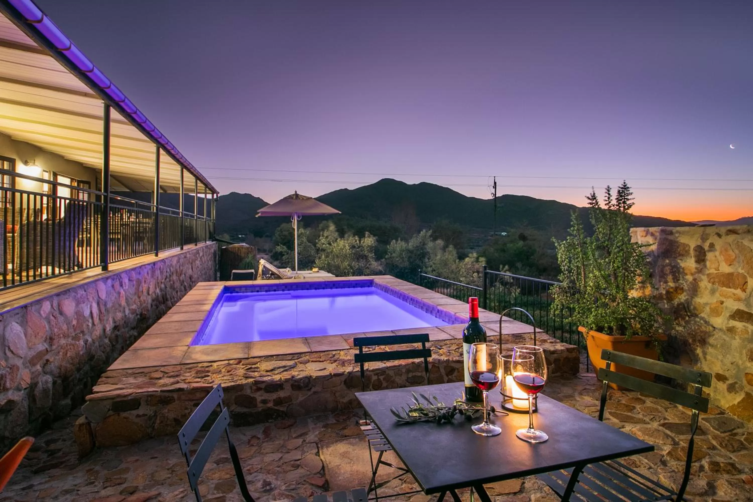 Swimming pool in Olive Hill Guest House