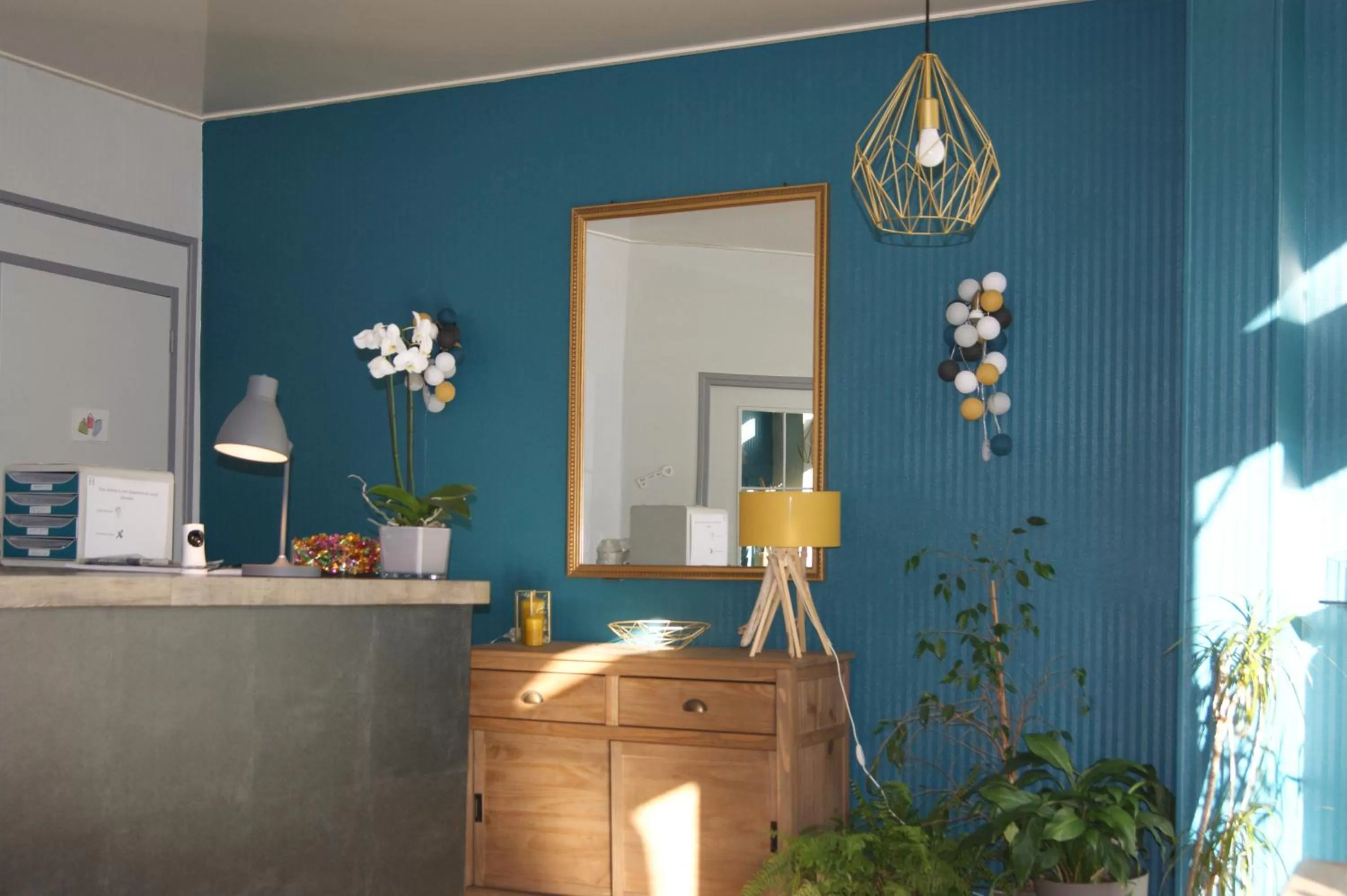 Lobby or reception in Hôtel Central