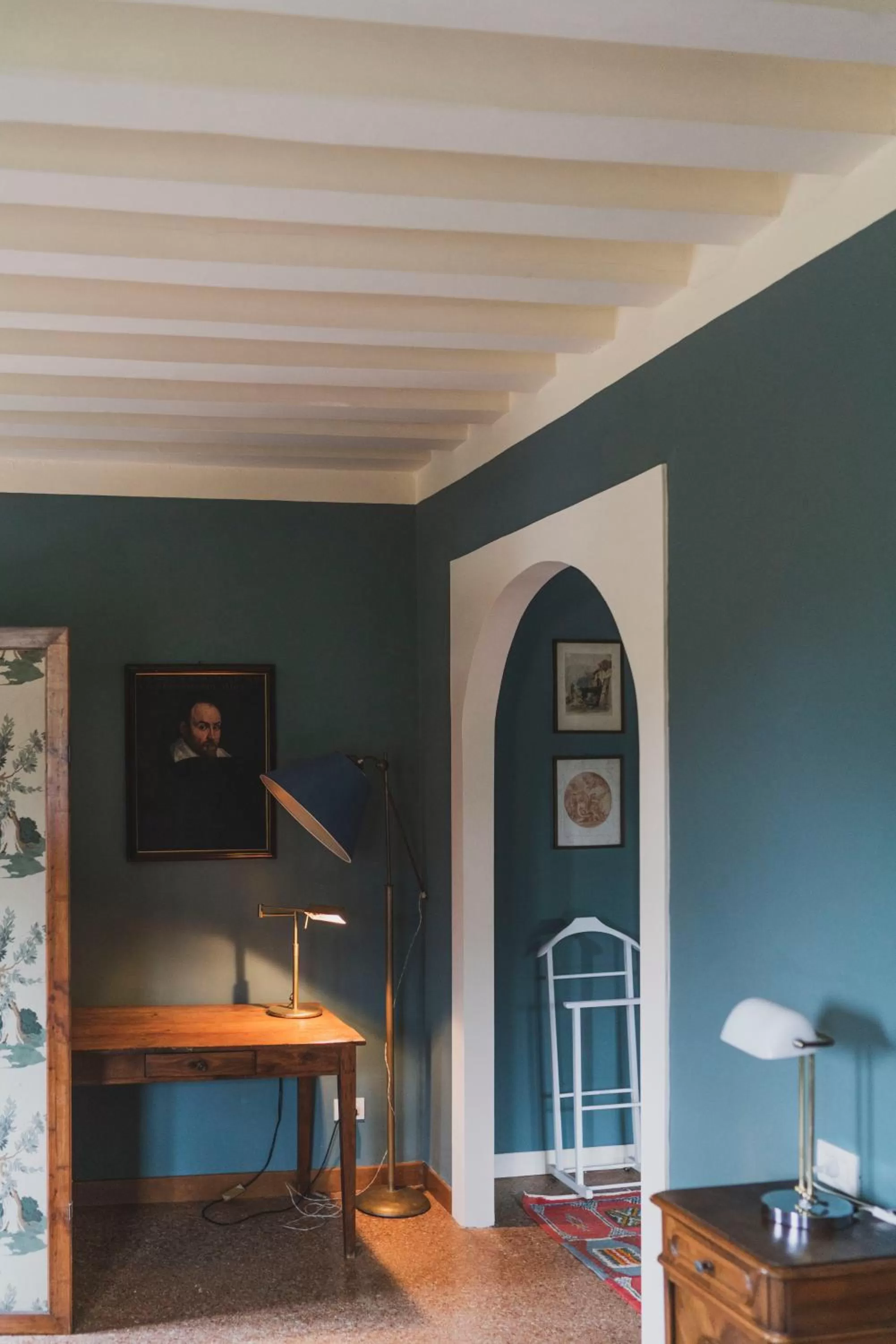 Seating area in Villa Stecchini