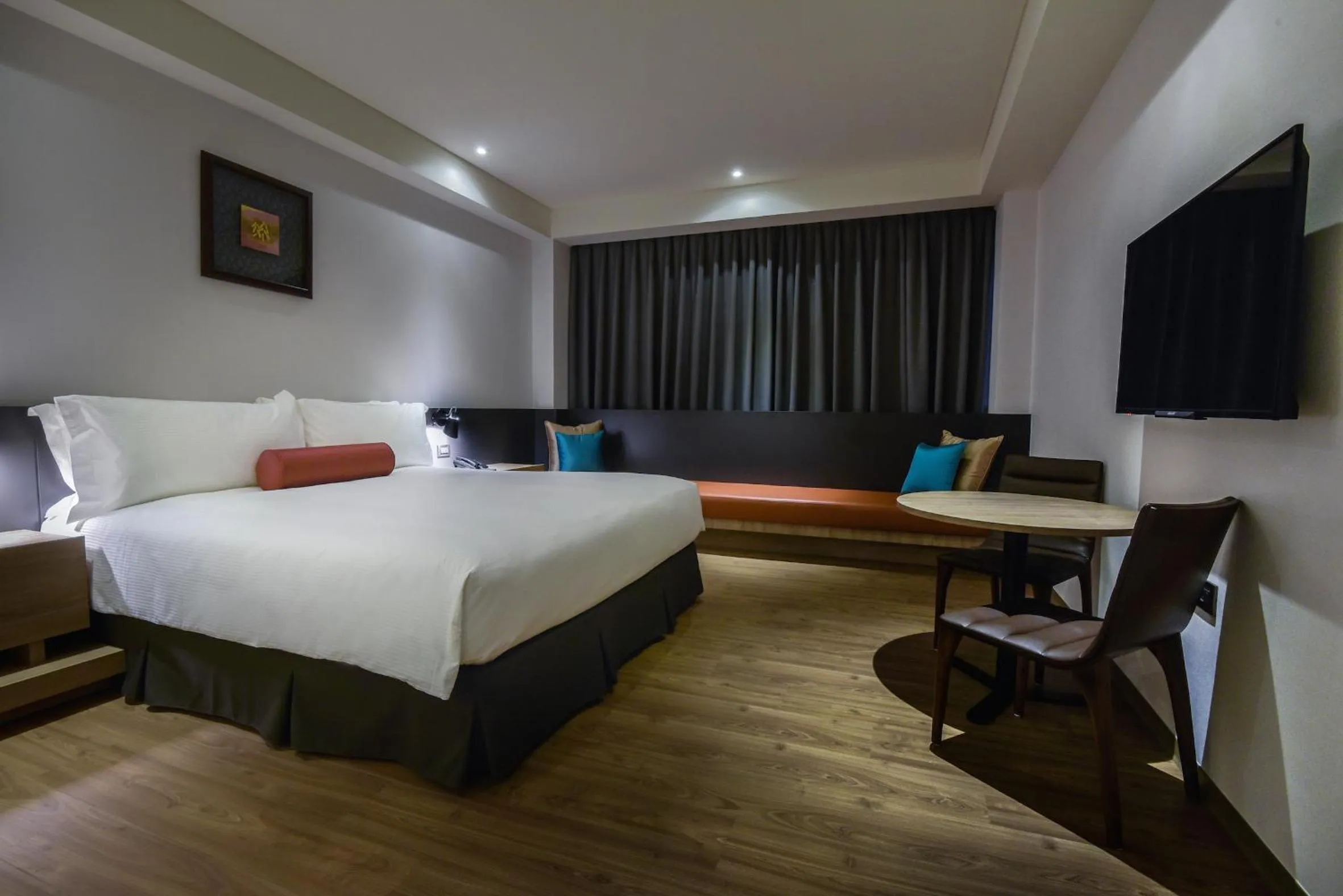 Photo of the whole room, Bed in Just Sleep Kaohsiung Station