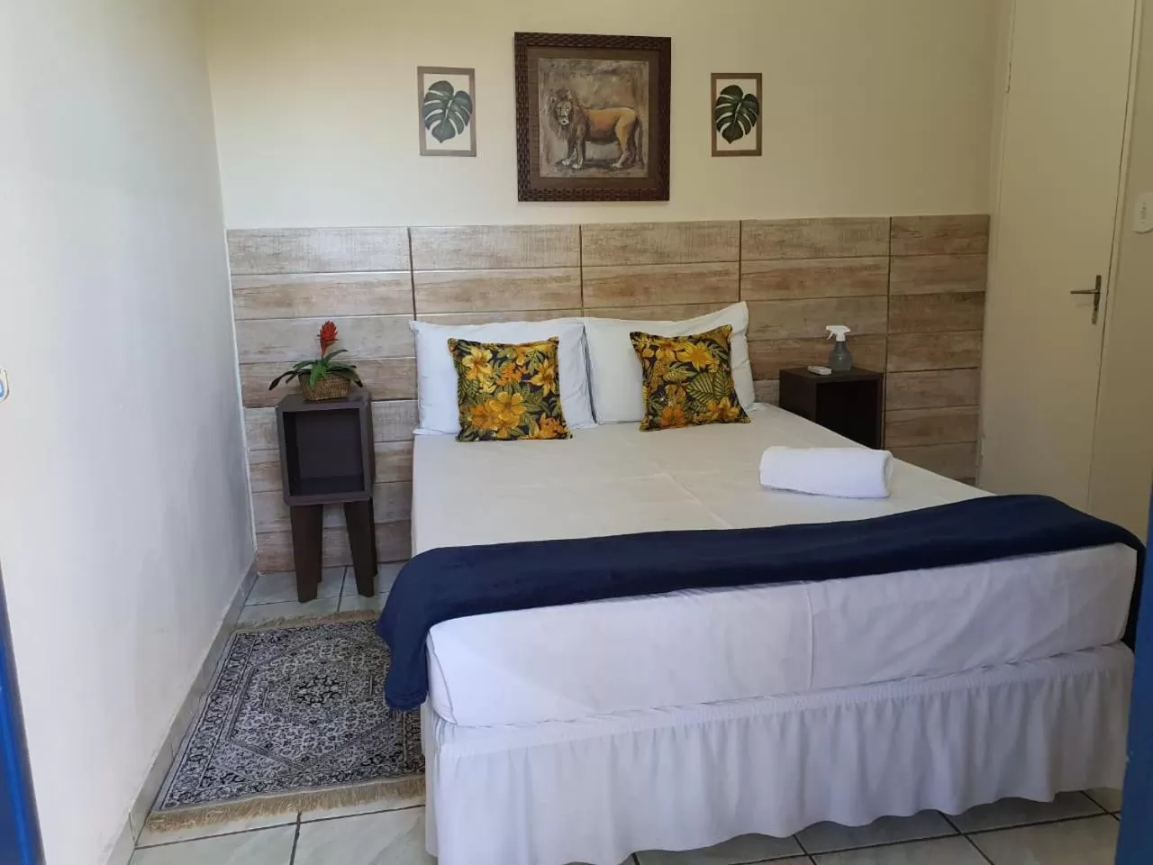 Bed in Pousada Dois Rios