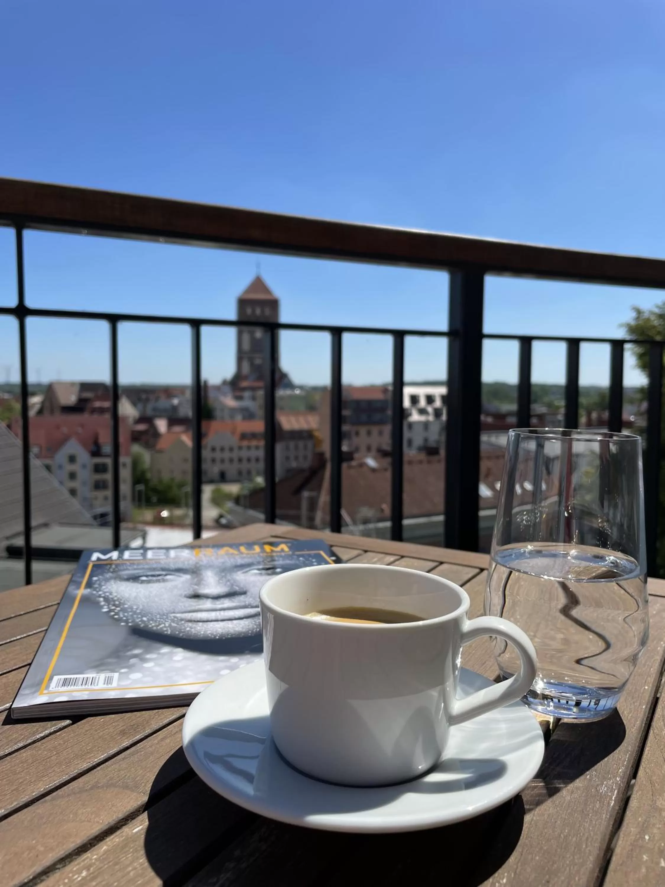 Balcony/Terrace in The Green Rostock Apartment Hotel