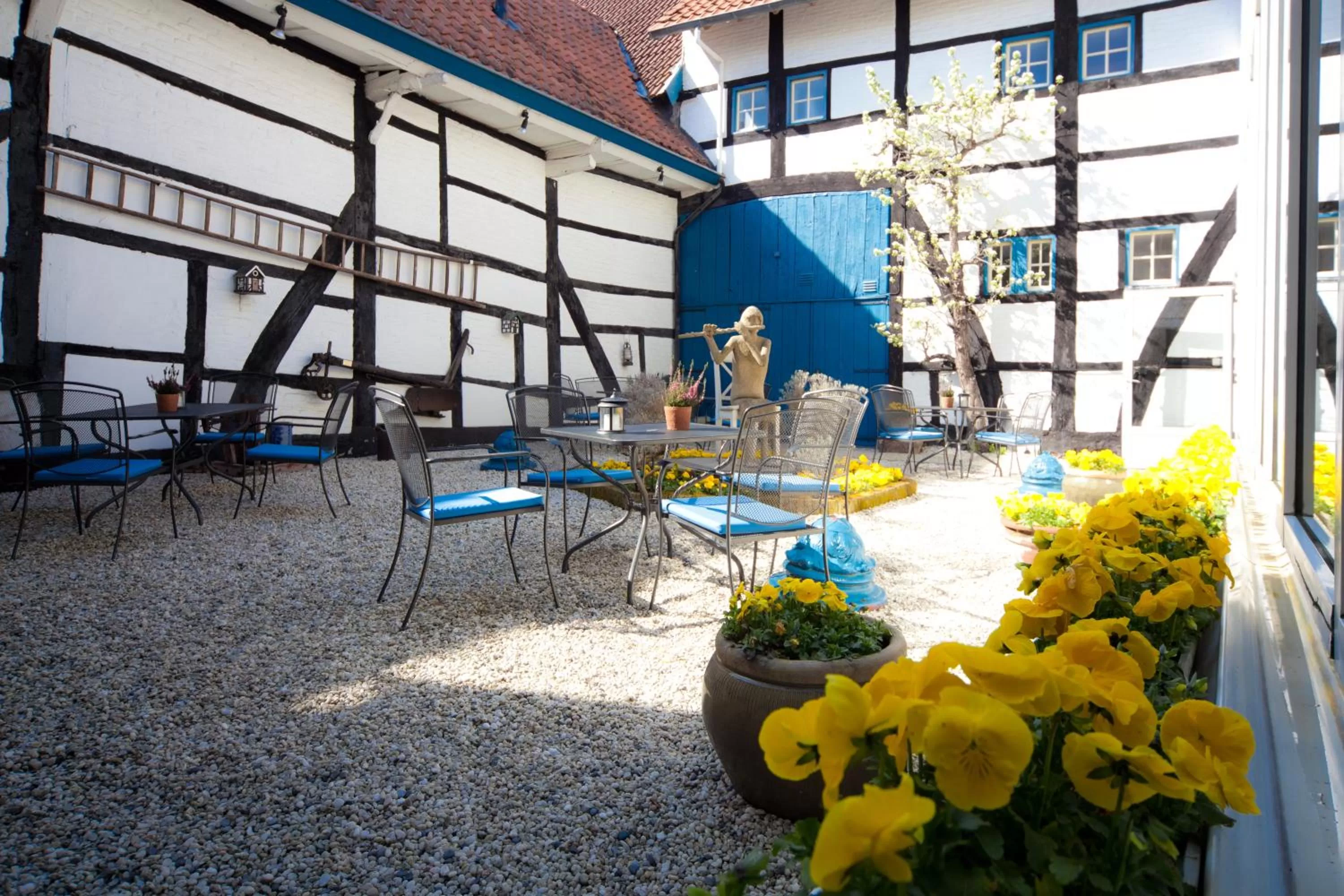 Patio in Hotel Brull