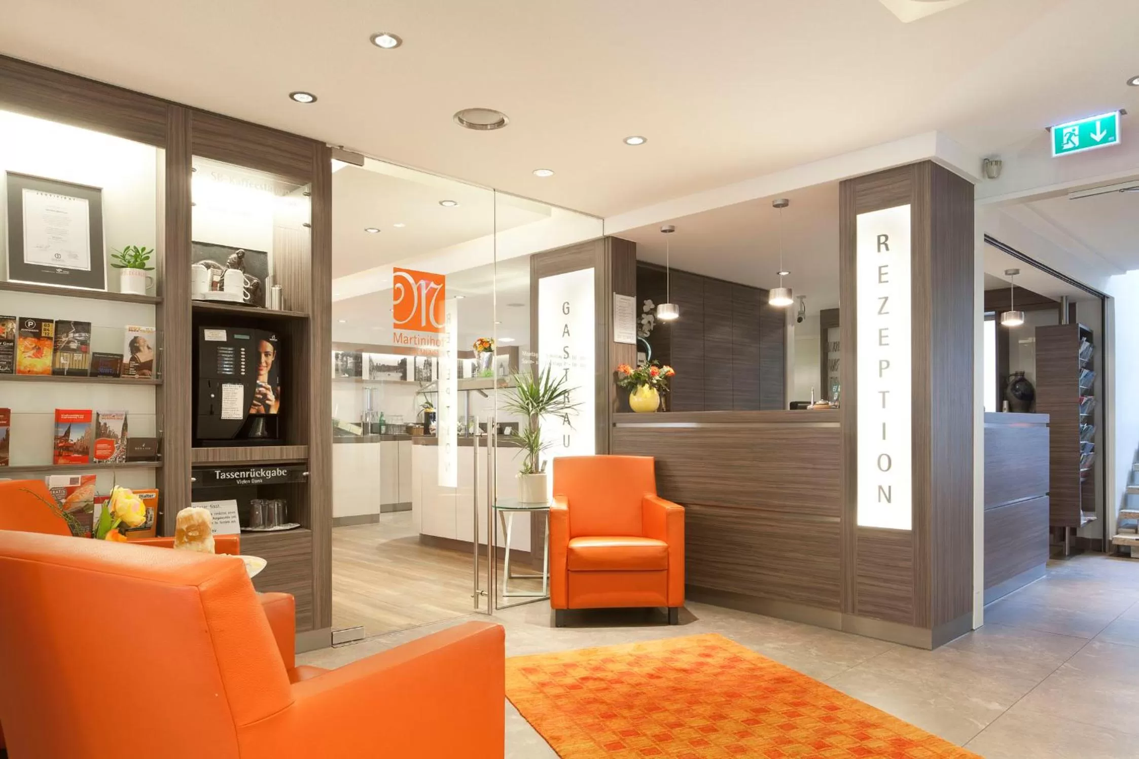 Lobby or reception in Hotel Martinihof