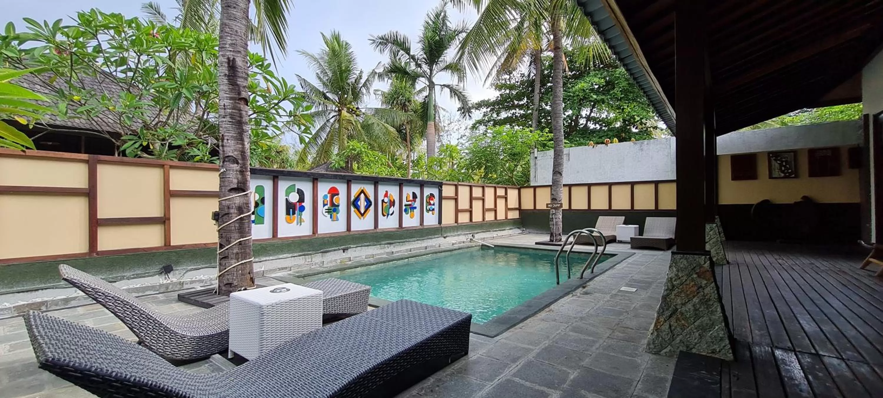 Swimming pool in The Trawangan Resort