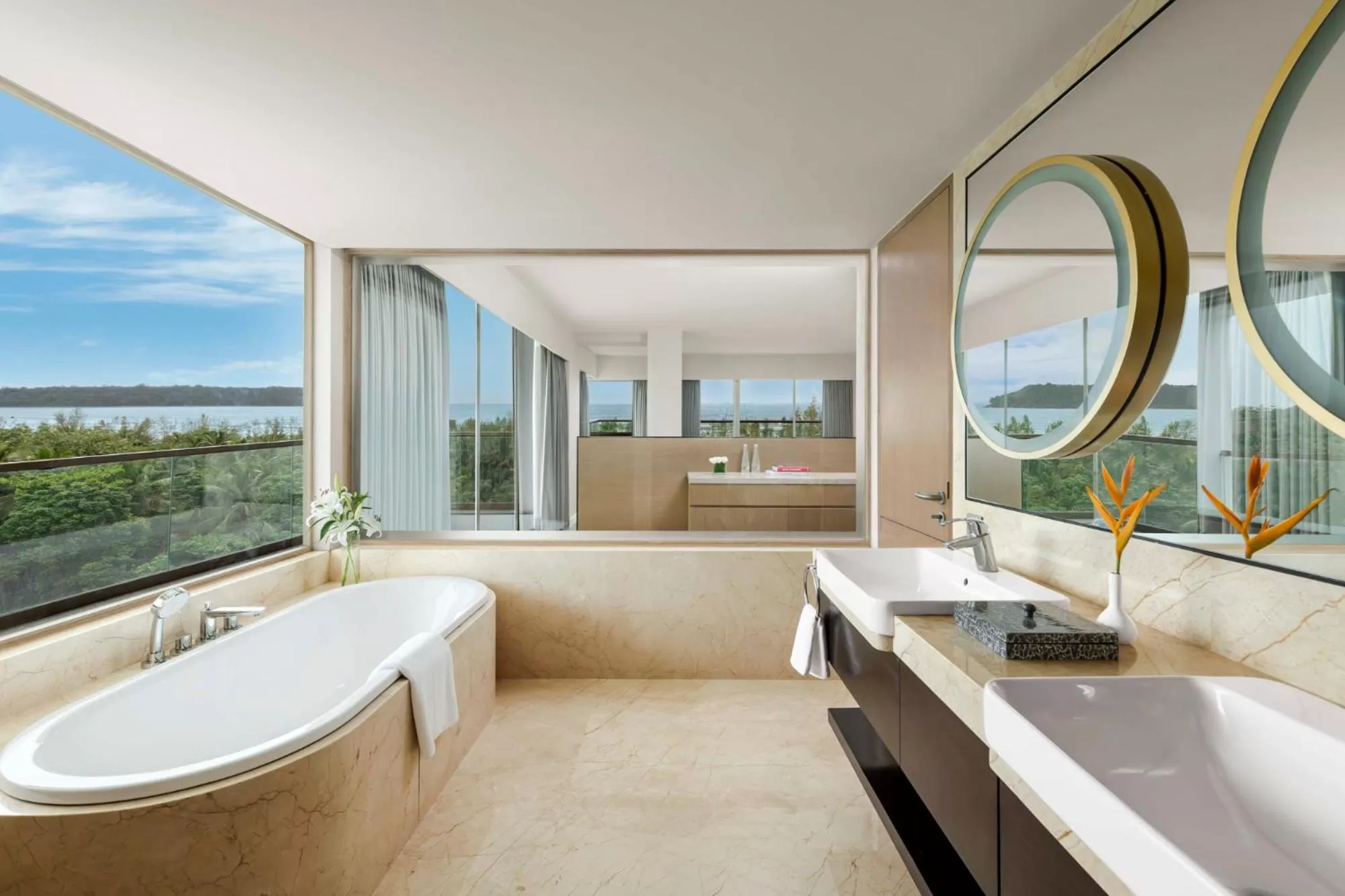 Bathroom in Vivanta Goa, Miramar