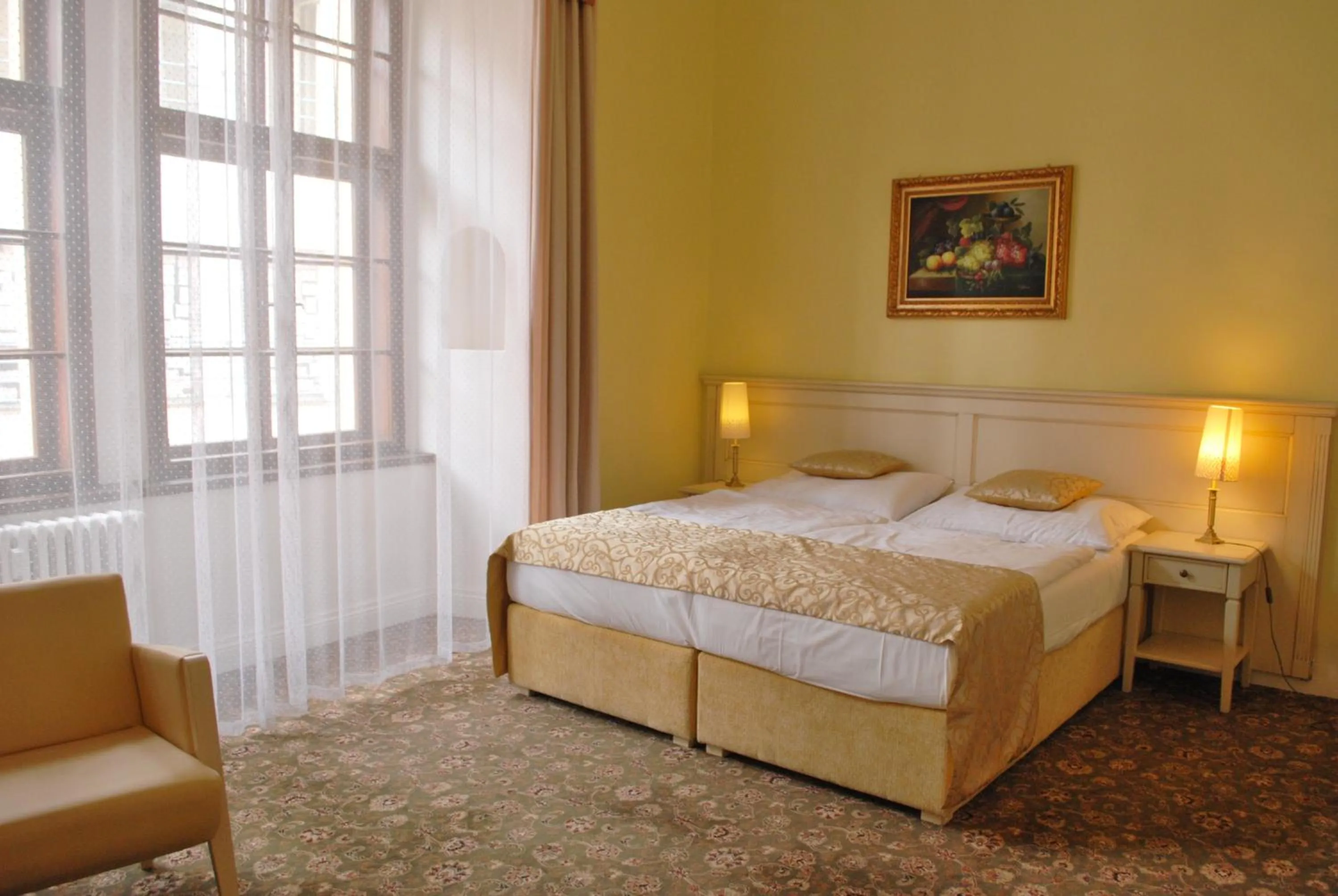 Bed in Hotel Metamorphis