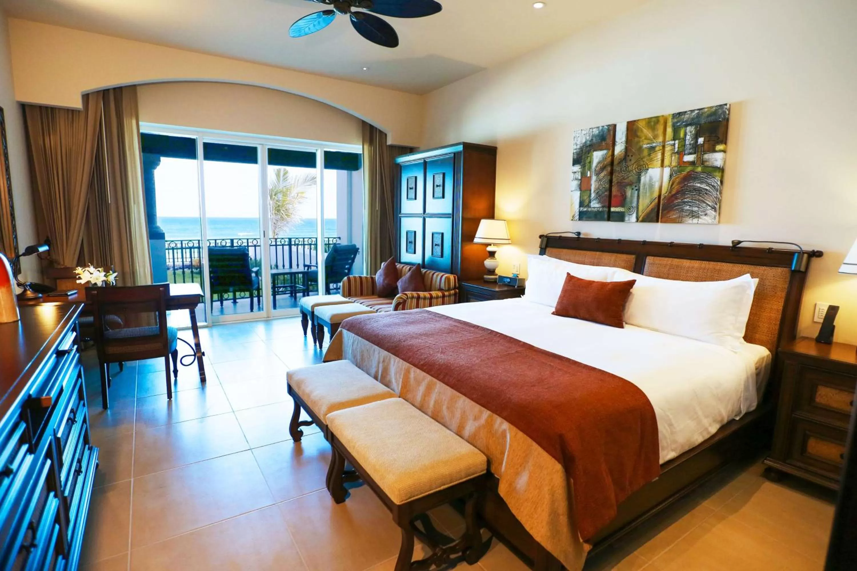 View (from property/room), Bed in Grand Residences Riviera Cancun, All Inclusive