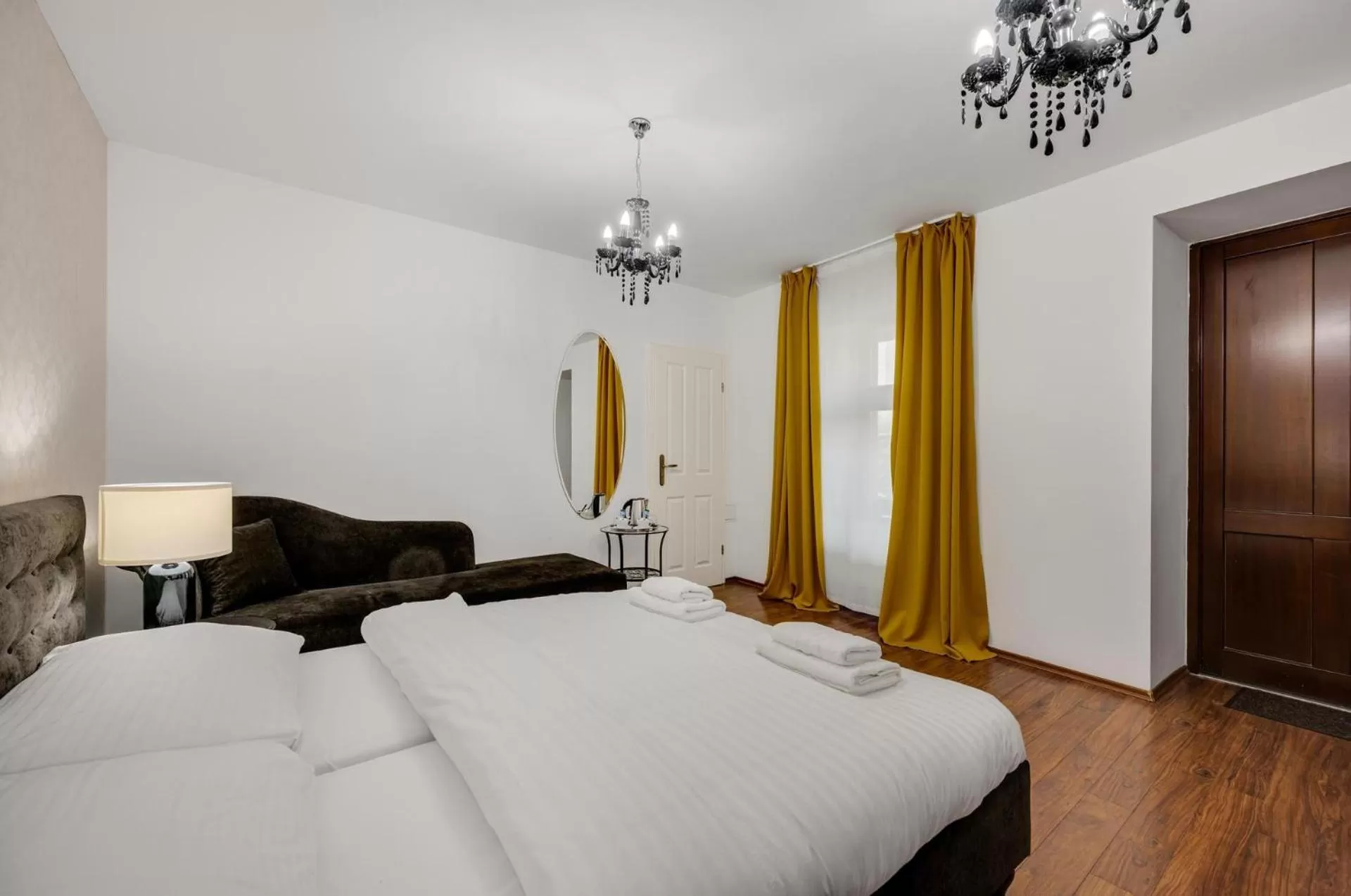 Photo of the whole room, Bed in Garni Hotel VIRGO