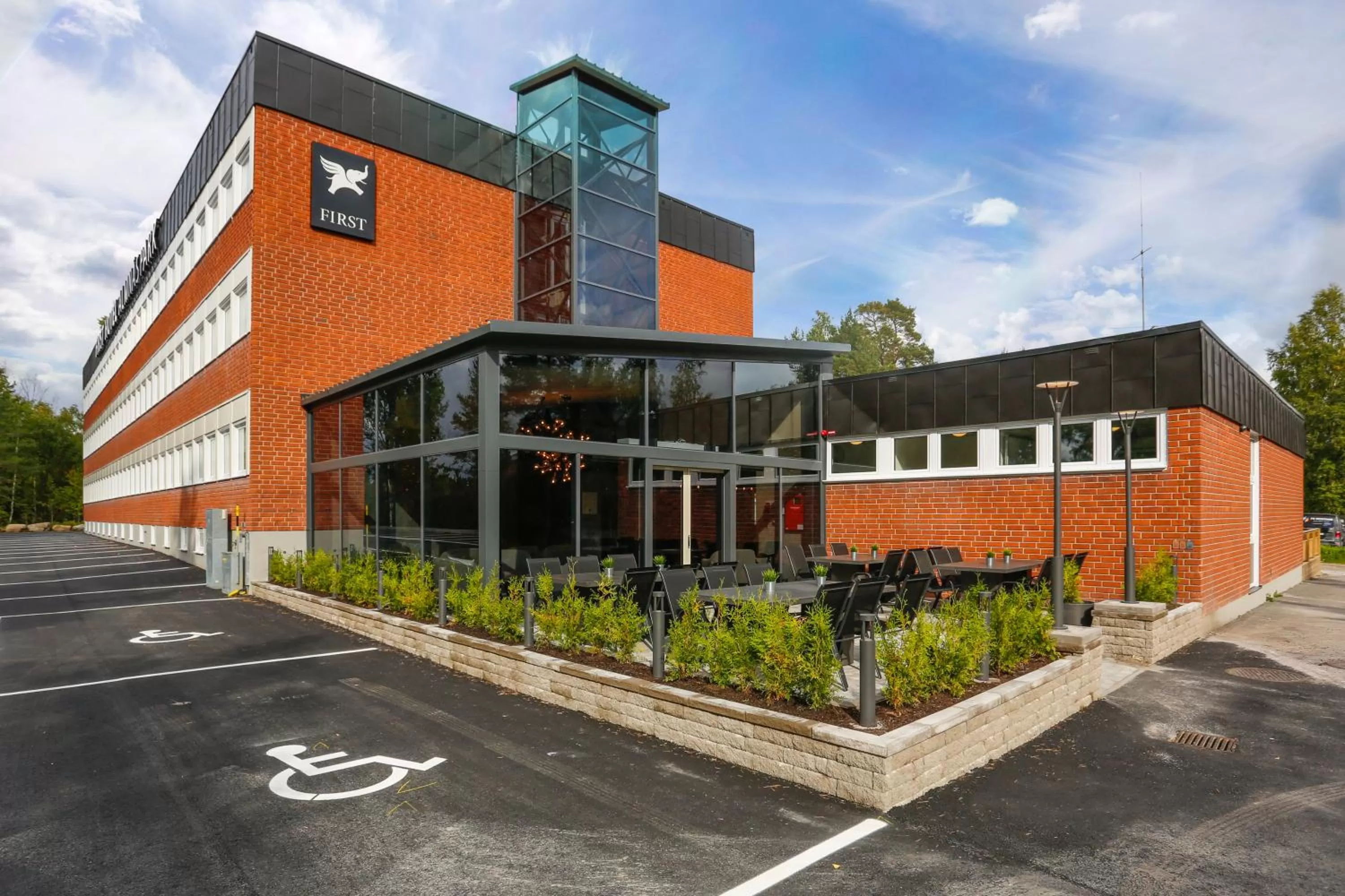 Property building in Almnäs Park Hotel