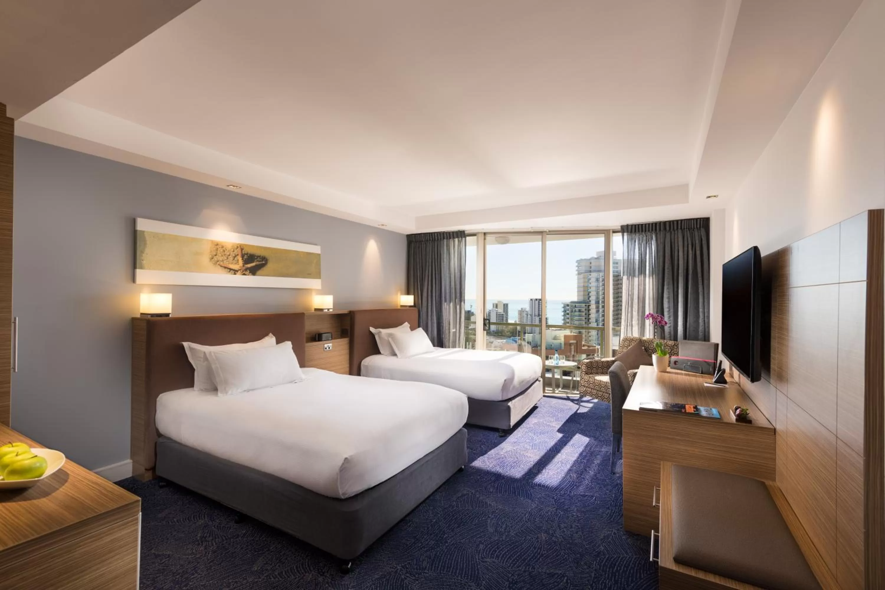 Bedroom, Bed in Sofitel Gold Coast Broadbeach