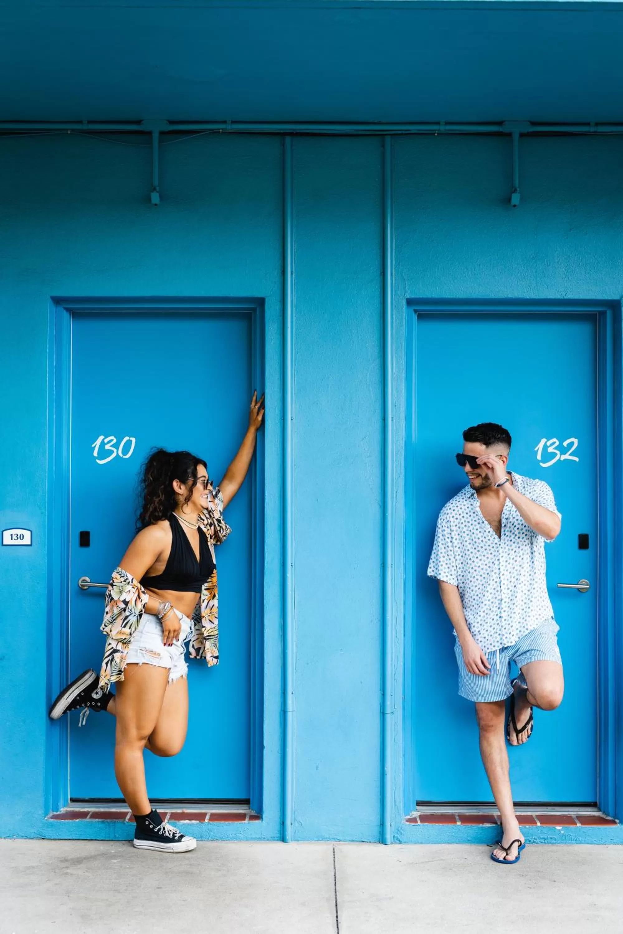 People in Postcard Inn On The Beach