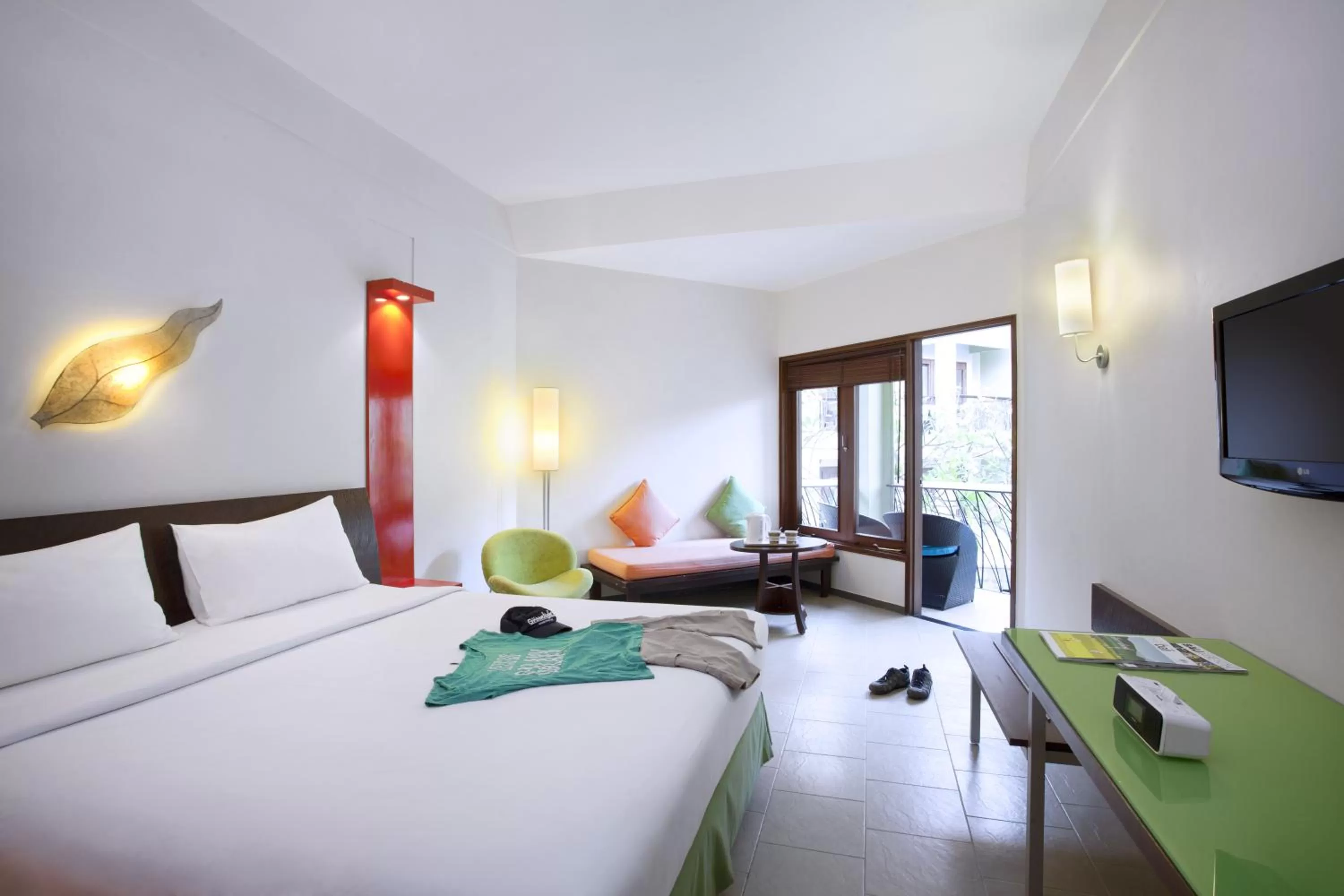 Bedroom, Bed in ibis Styles Bali Legian