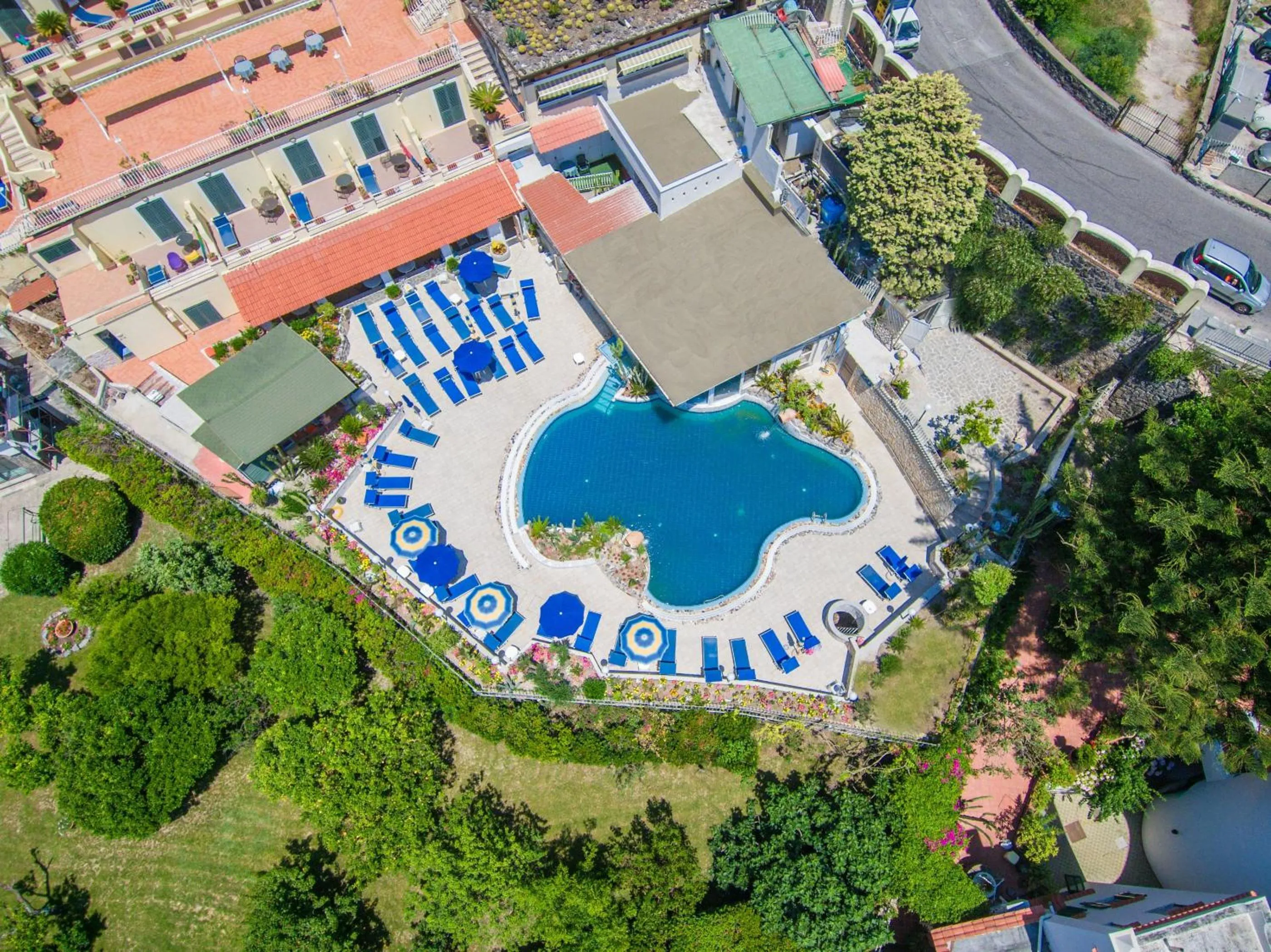 Bird's eye view in Hotel Terme Saint Raphael