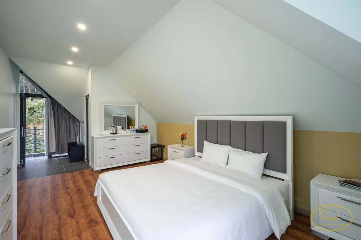 Bedroom, Bed in Hong Mon Villa