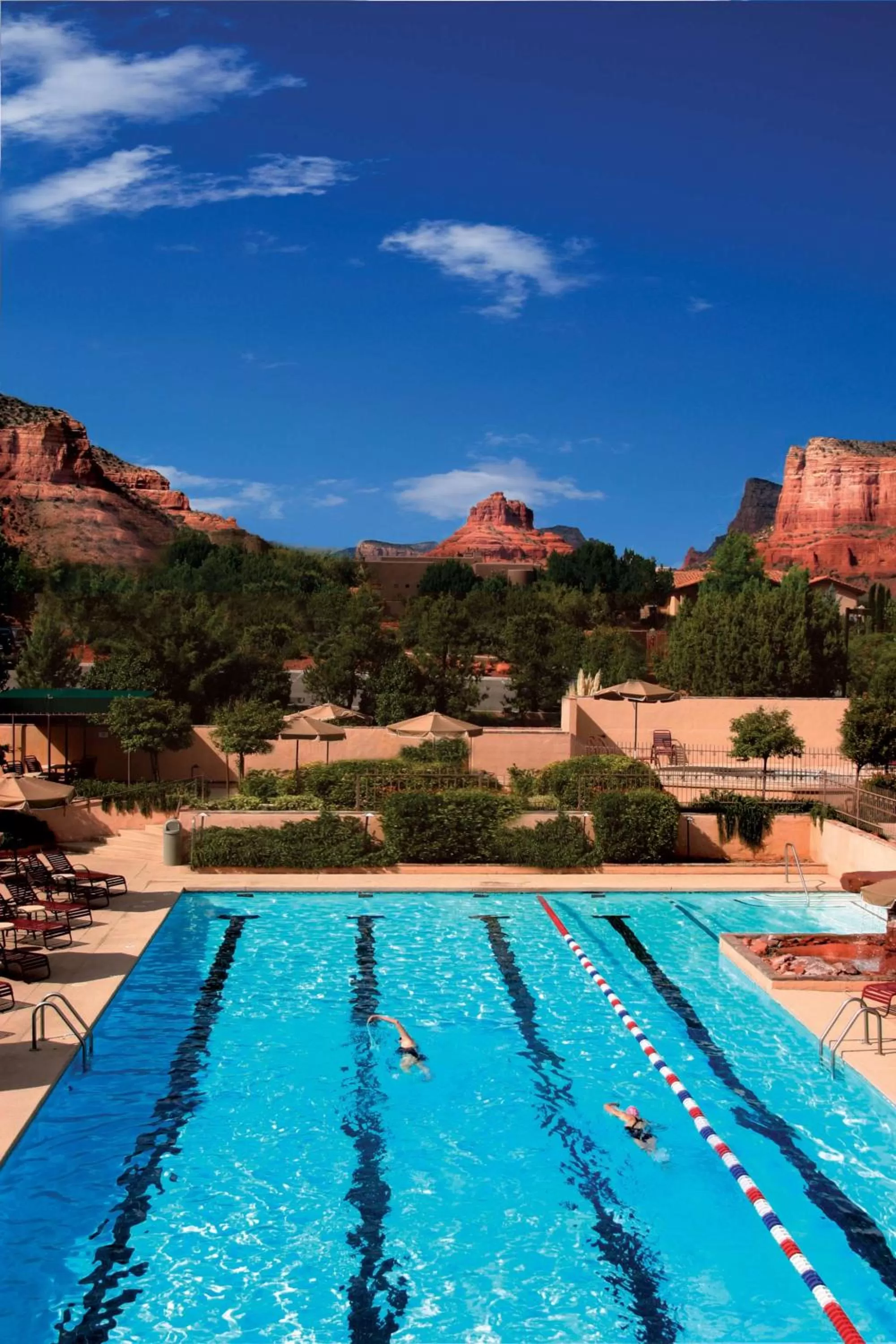Pool view in Hilton Sedona Resort at Bell Rock