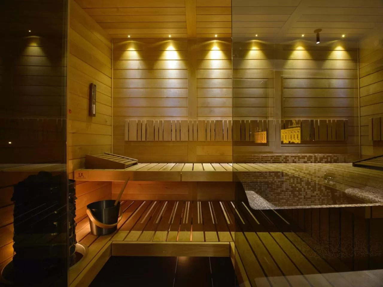 Sauna in Hotel Maribor, City apartments