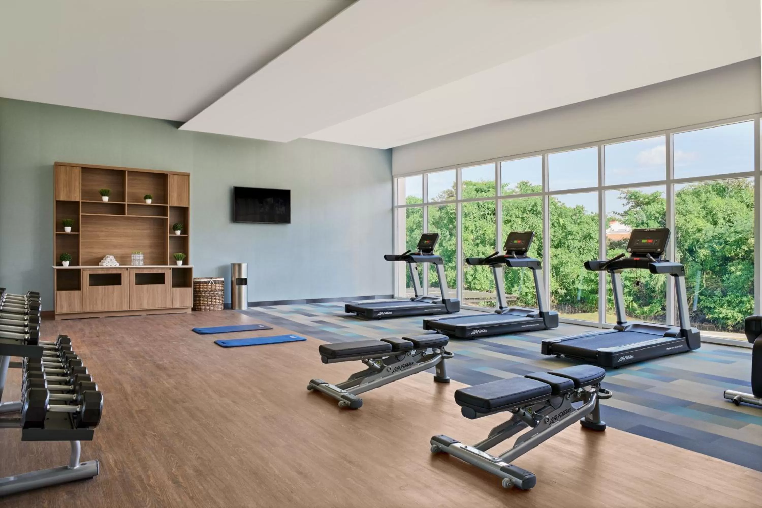 Fitness centre/facilities in Residence Inn by Marriott Playa del Carmen
