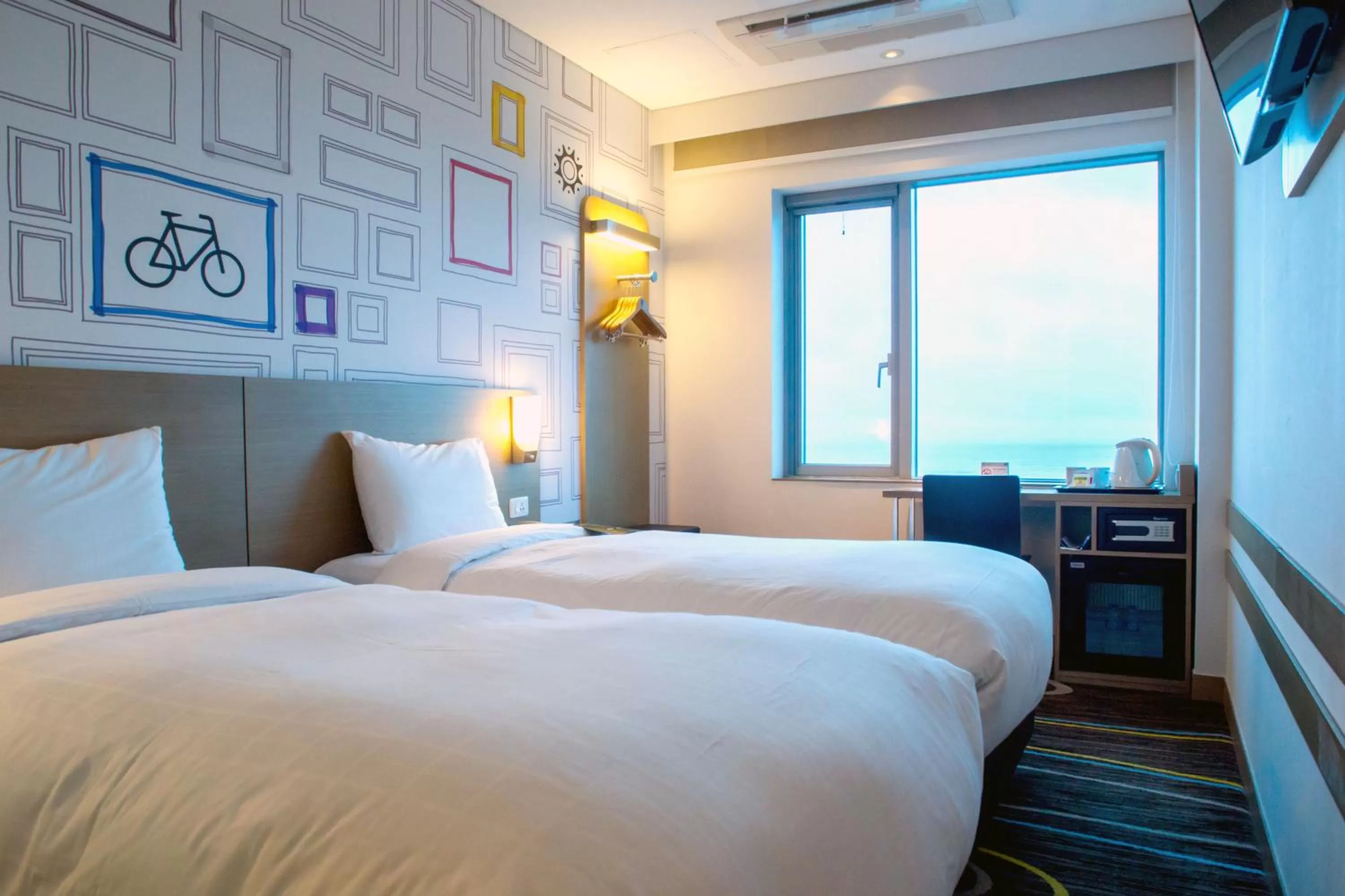 Bed in ibis budget Ambassador Busan Haeundae