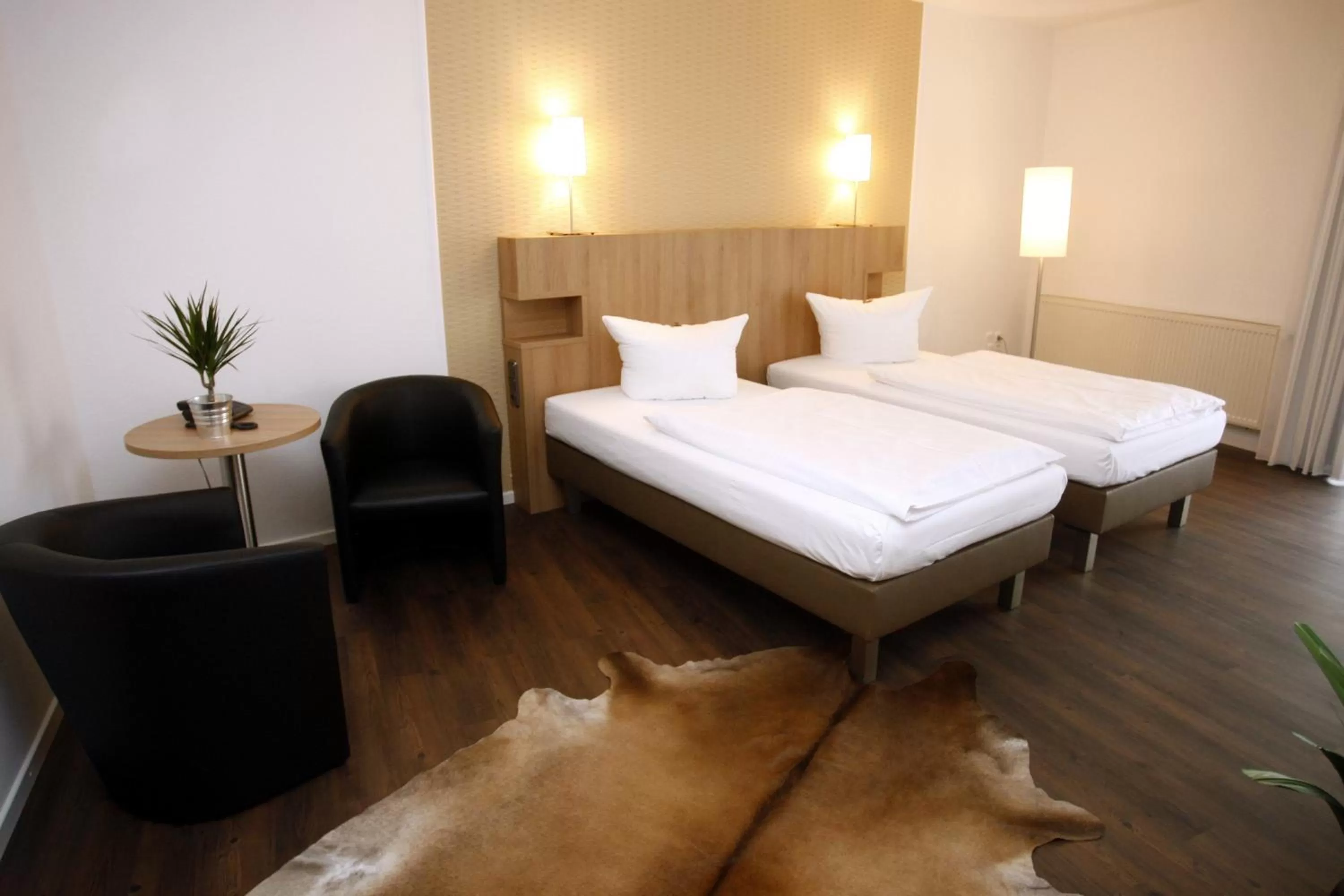 Bed in Hotel Westerkamp