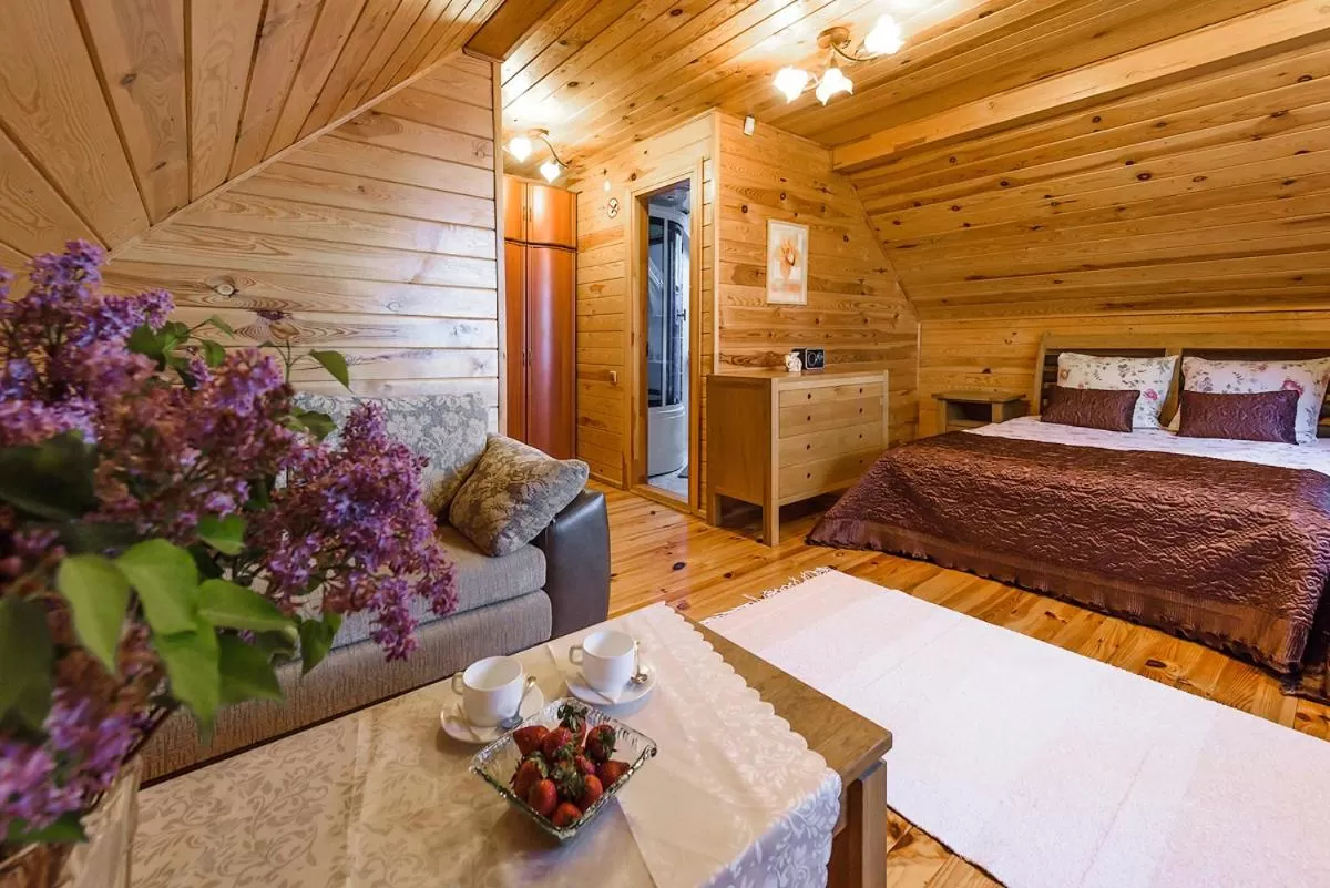 Bed in Svečių namai Smalvas